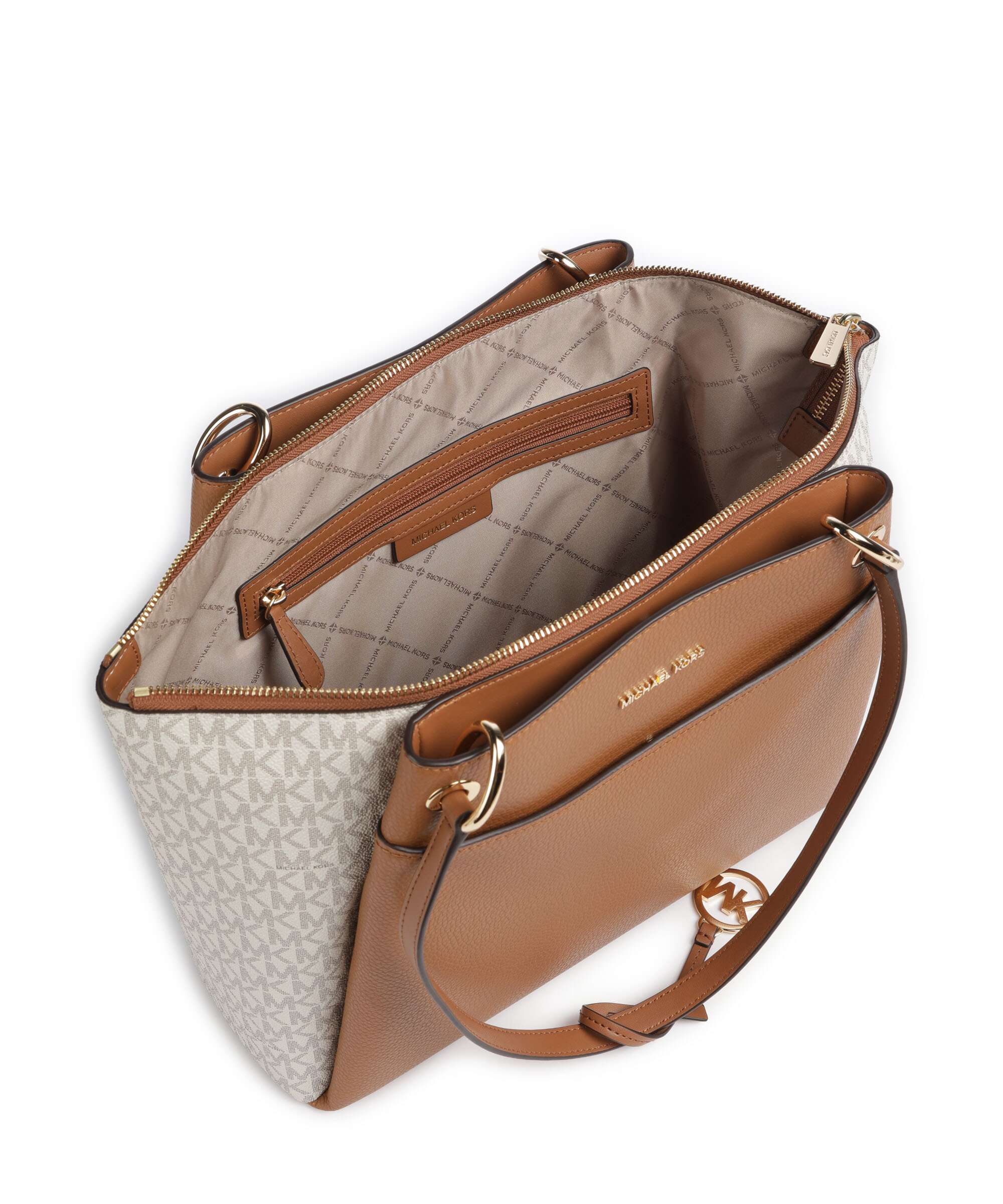 Michael Kors May Large Boodschappentas vanilla/acorn - Image 5