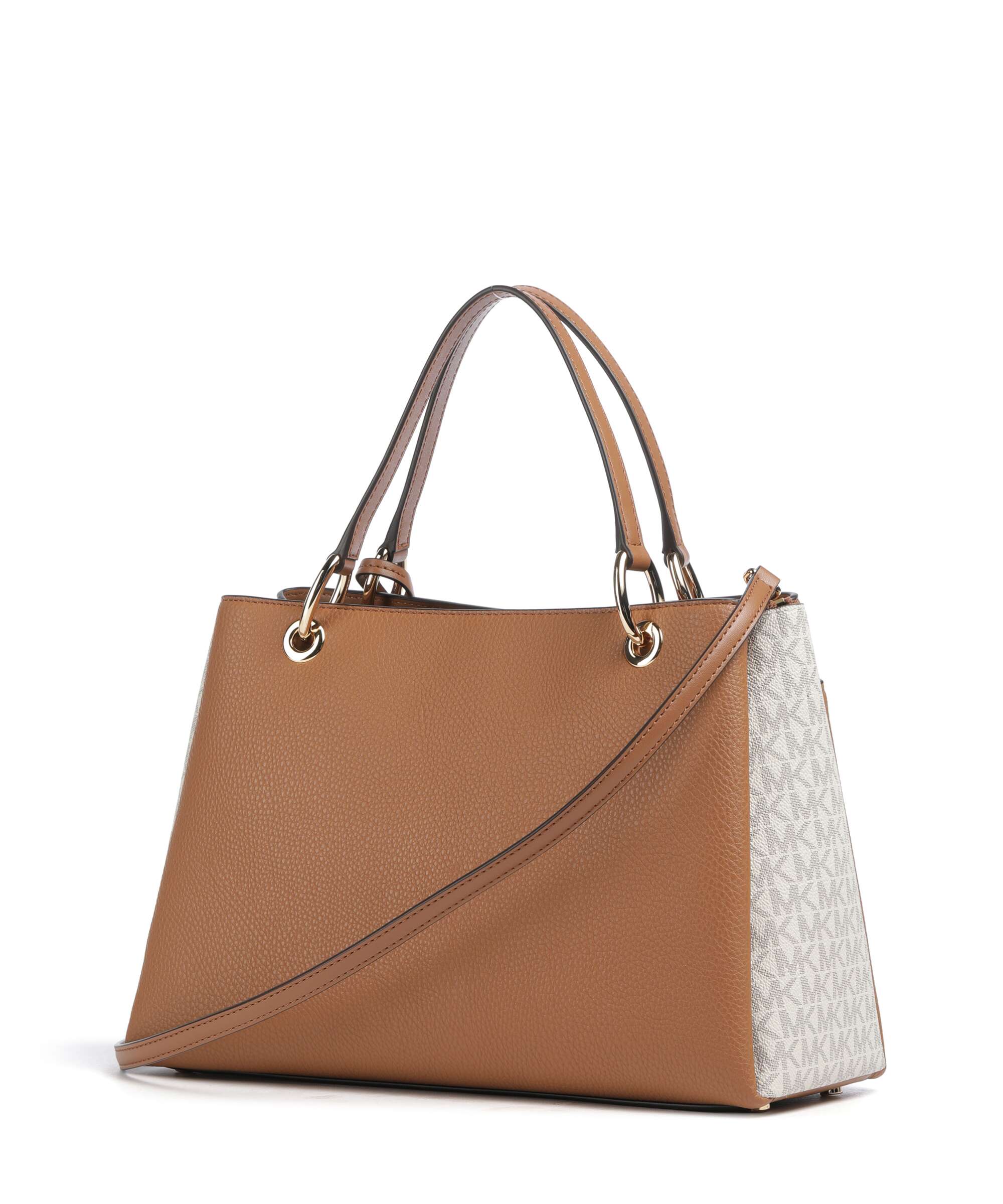 Michael Kors May Medium Handtas vanilla/acorn - Image 2