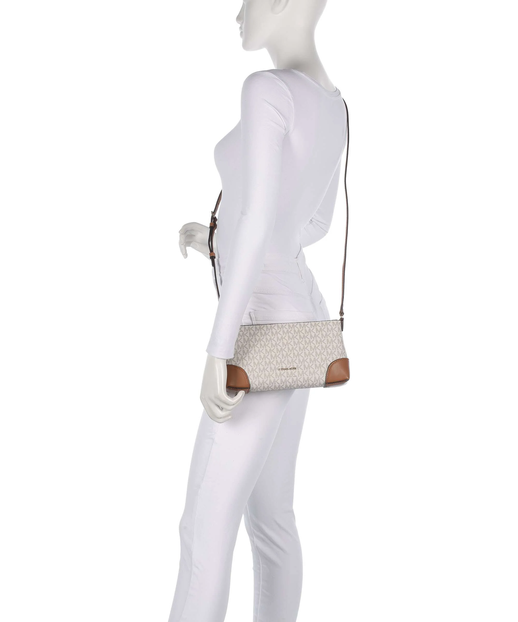 Michael Kors Murphy Small Crossbody tas vanilla/acorn - Image 3