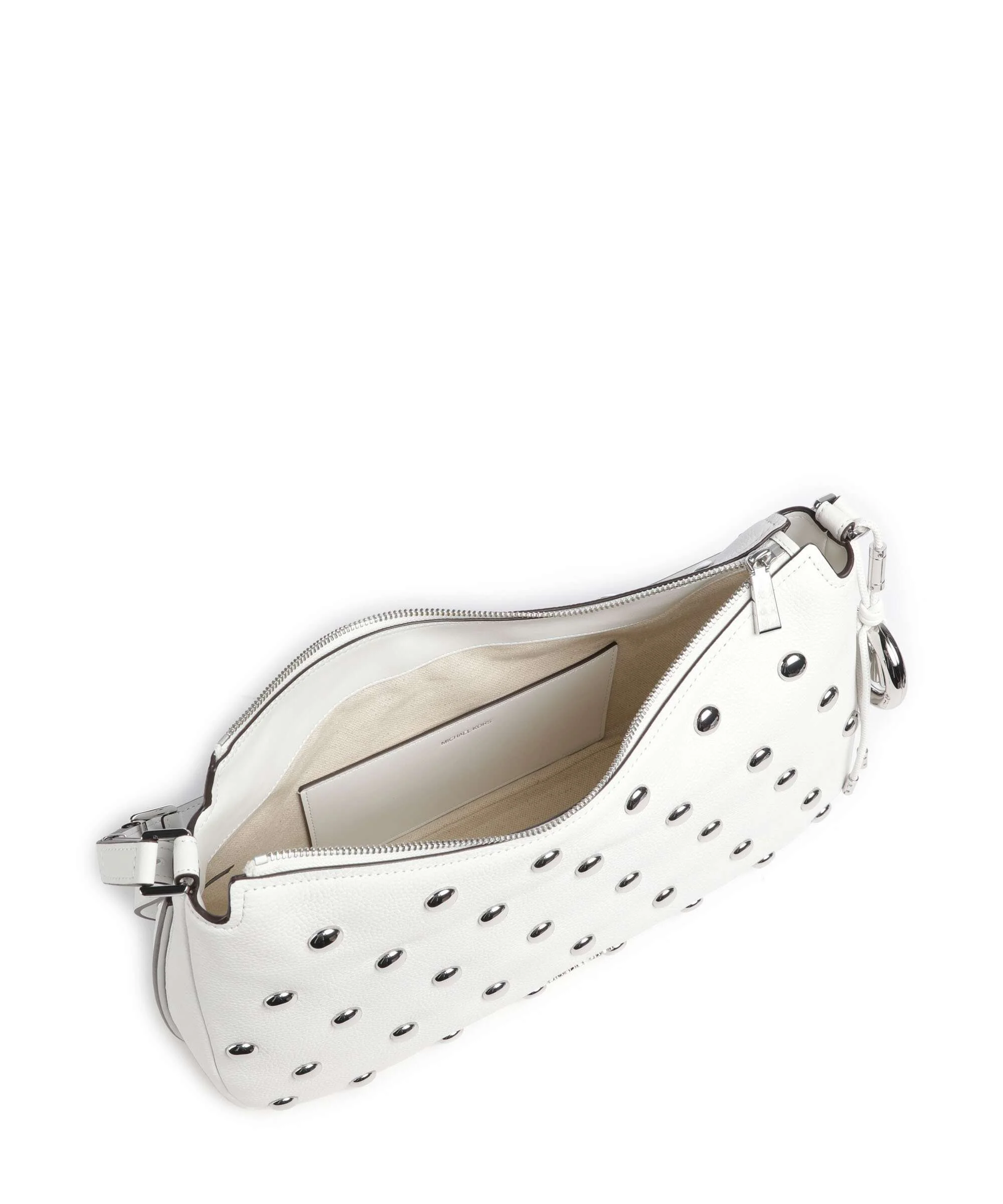 Michael Kors Nolita Medium Hobo tas optic white - Image 5