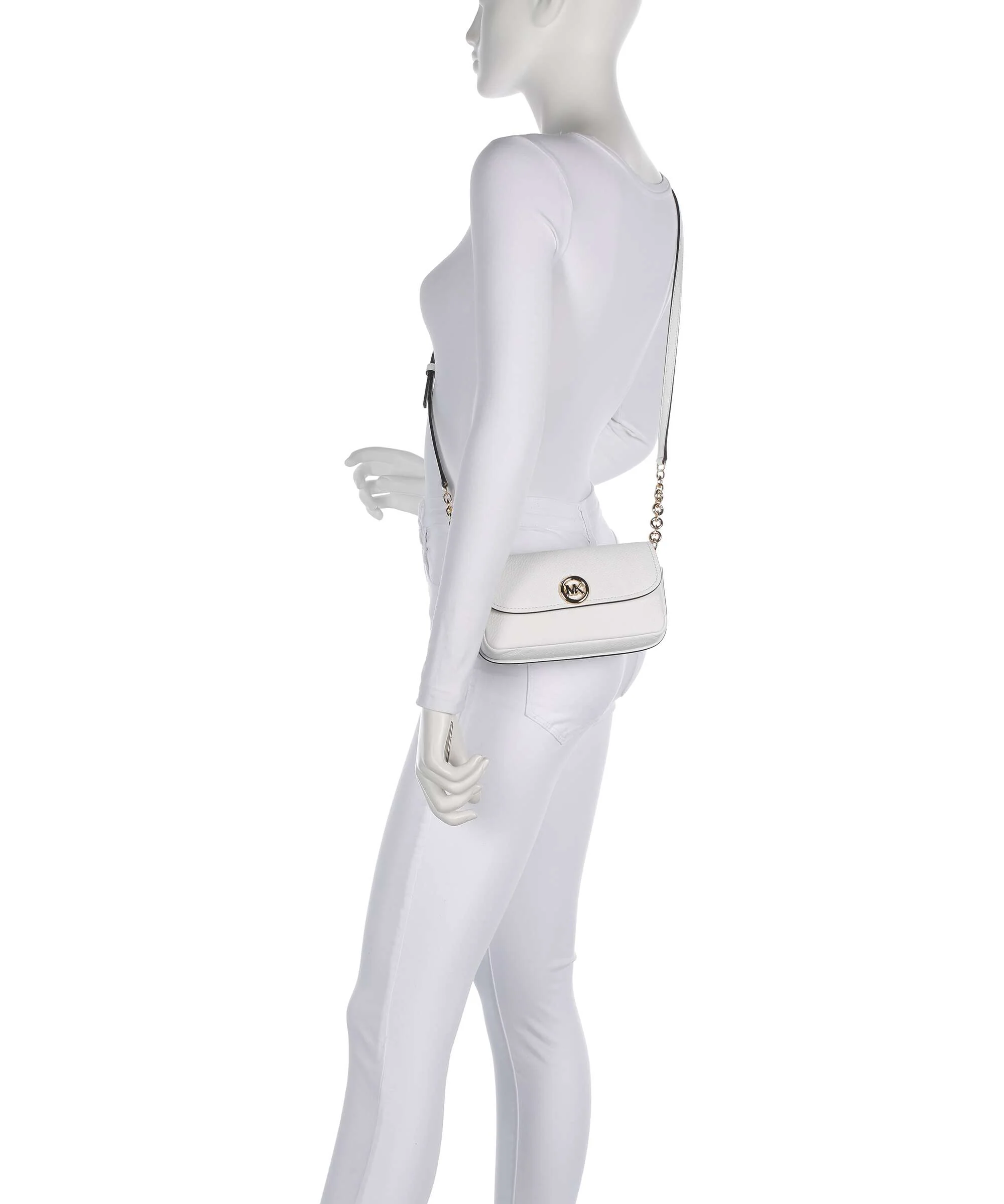 Michael Kors Nolita Small Crossbody tas optic white - Image 3