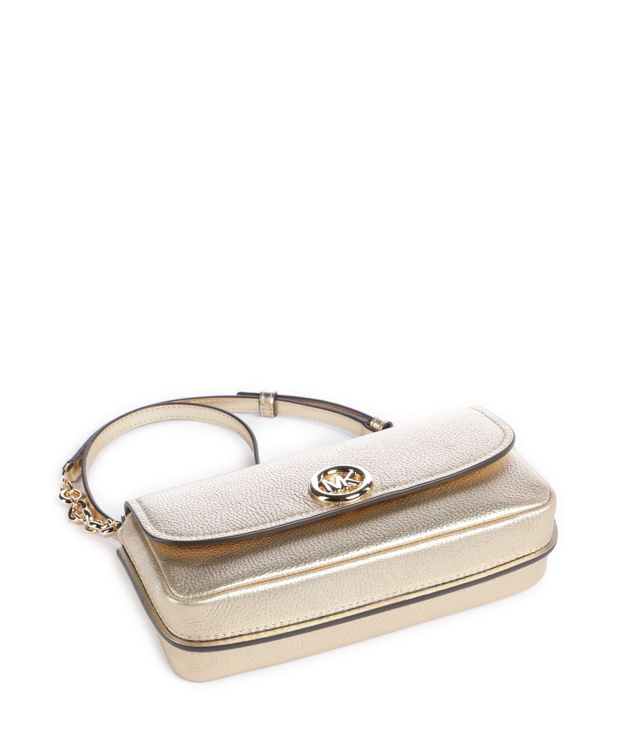 Michael Kors Nolita Small Crossbody tas pale gold - Image 5