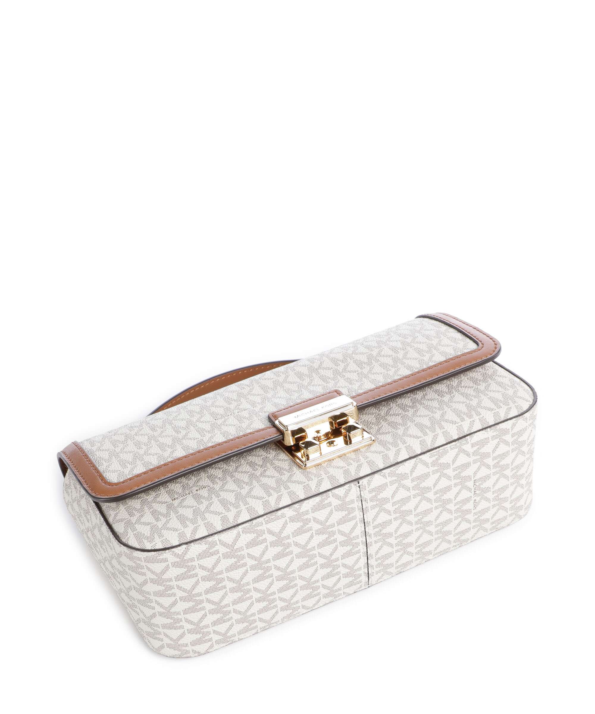 Michael Kors Tribeca Large Schoudertas vanilla/acorn - Image 6