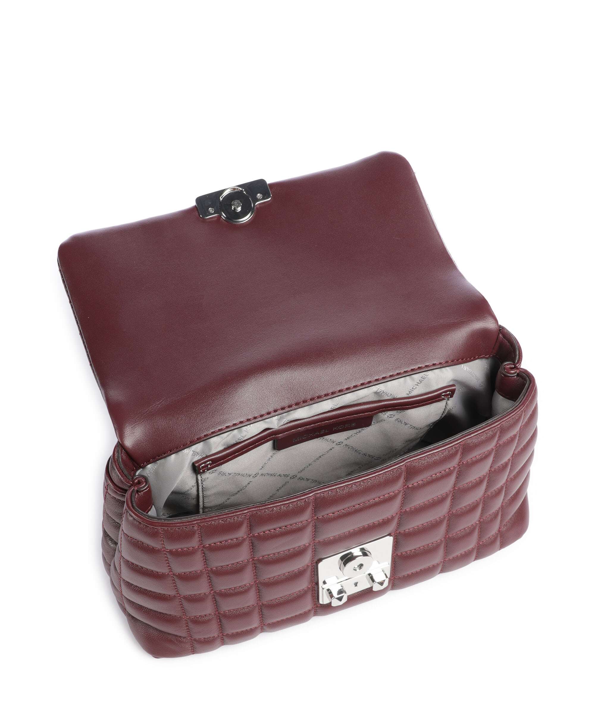 Michael Kors Tribeca Medium Handtas oxblood - Image 6