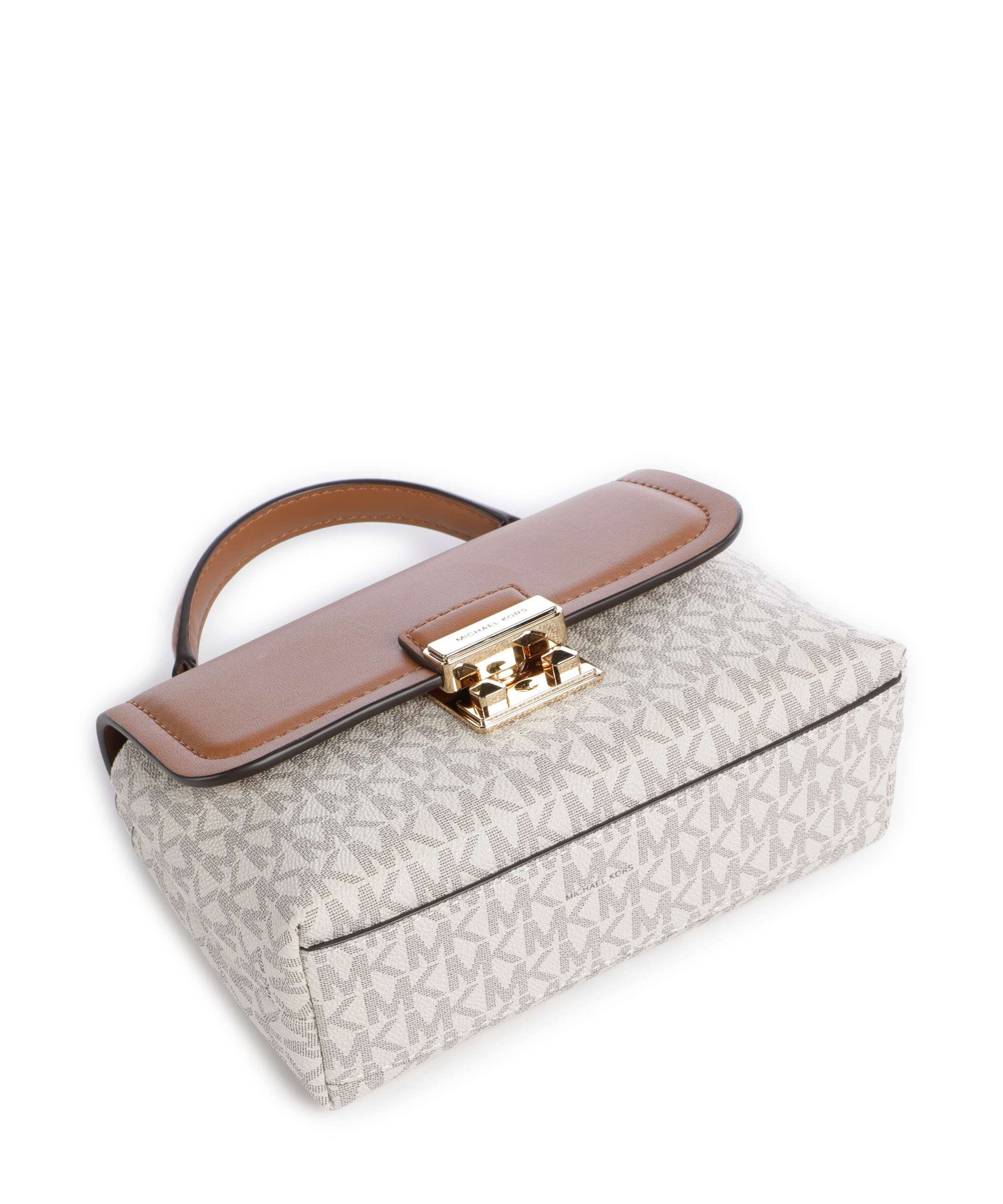 Michael Kors Tribeca XS Handtas vanilla/acorn - Image 5