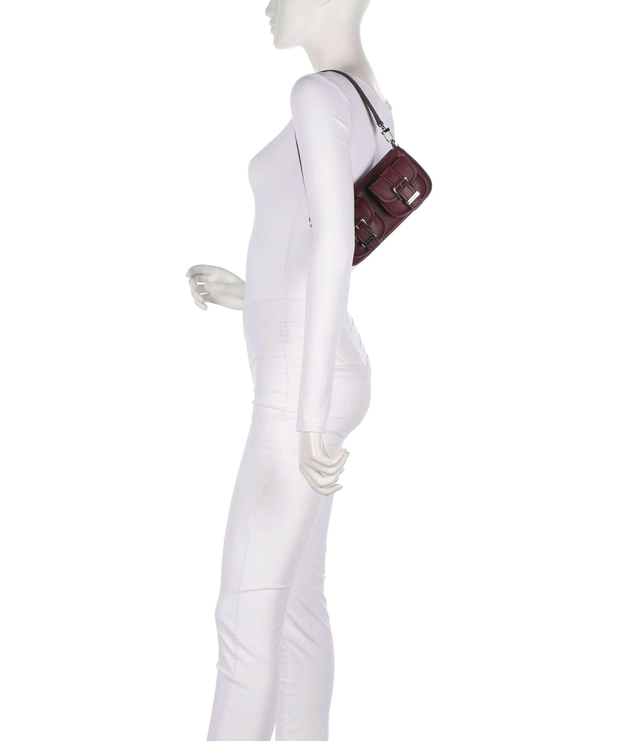 Michael Kors Zoe Small Schoudertas oxblood - Image 3