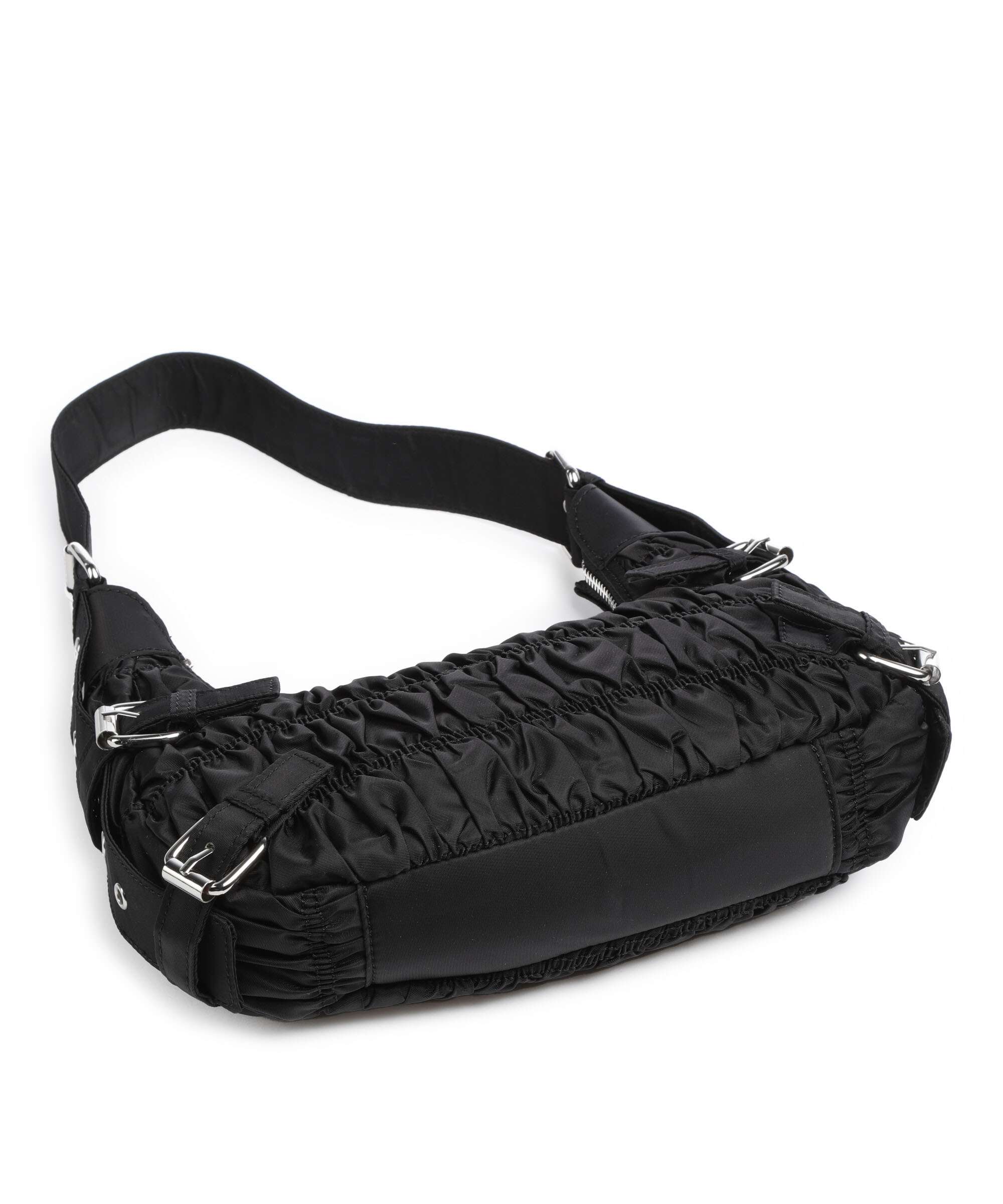 Núnoo Recycled Nylon Alaska Hobo tas black - Image 5