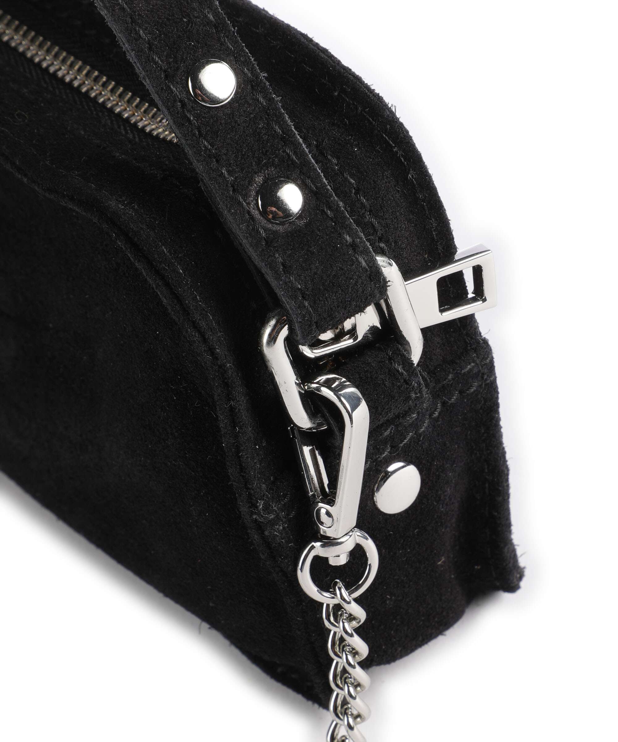 Núnoo Suede Helena Crossbody tas black - Image 4