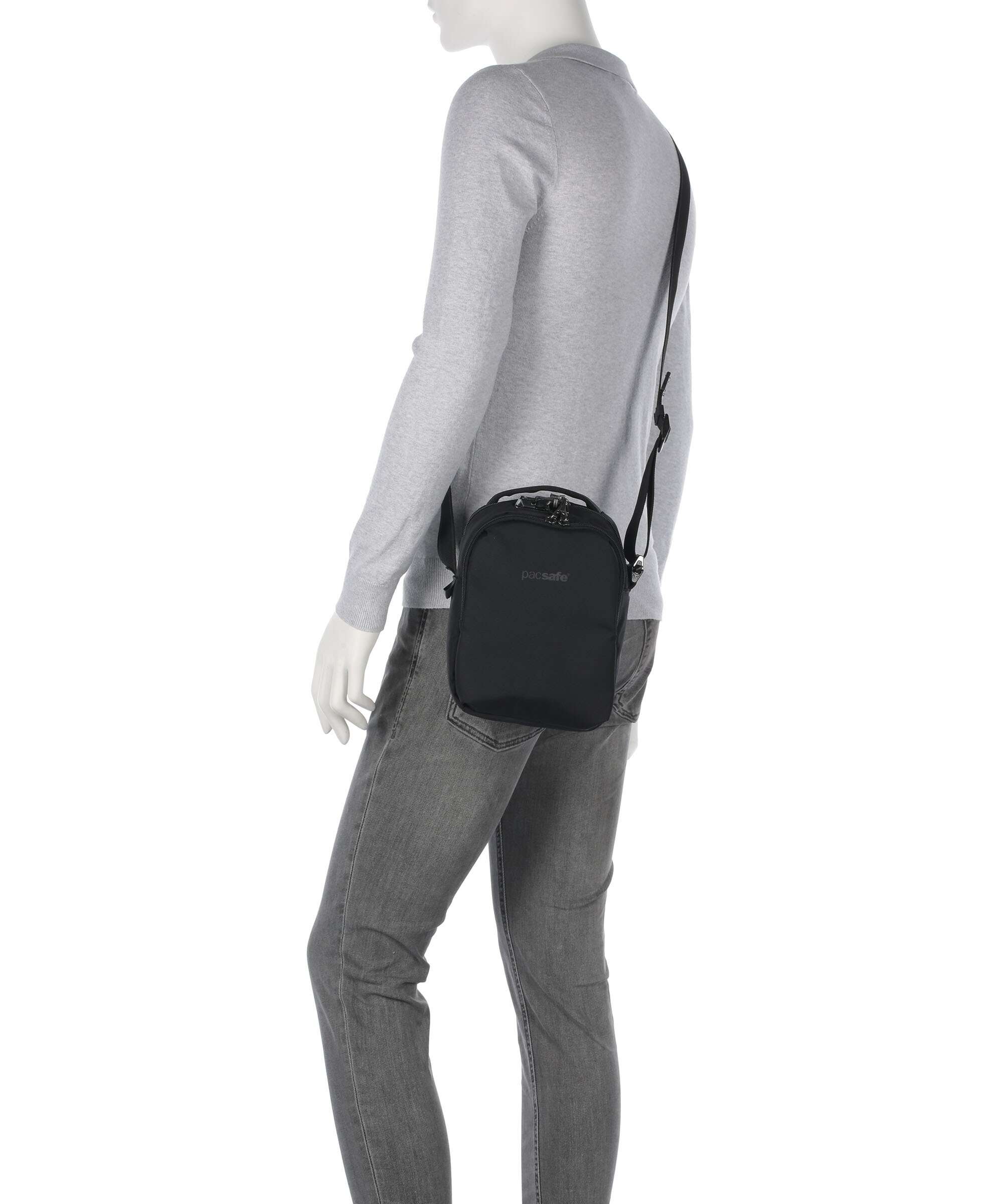Pacsafe V Companion Crossbody tas jet black - Image 4