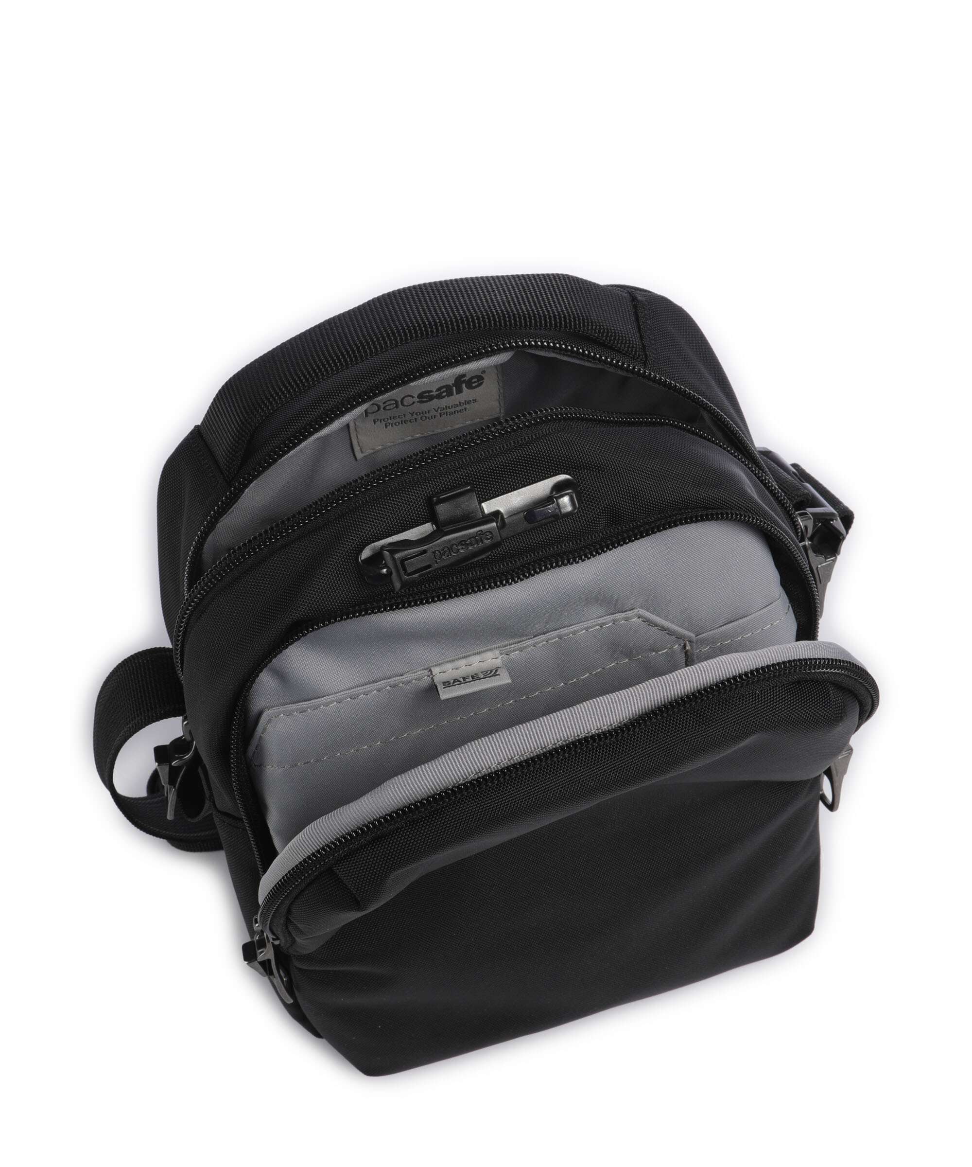 Pacsafe V Companion Crossbody tas jet black - Image 7