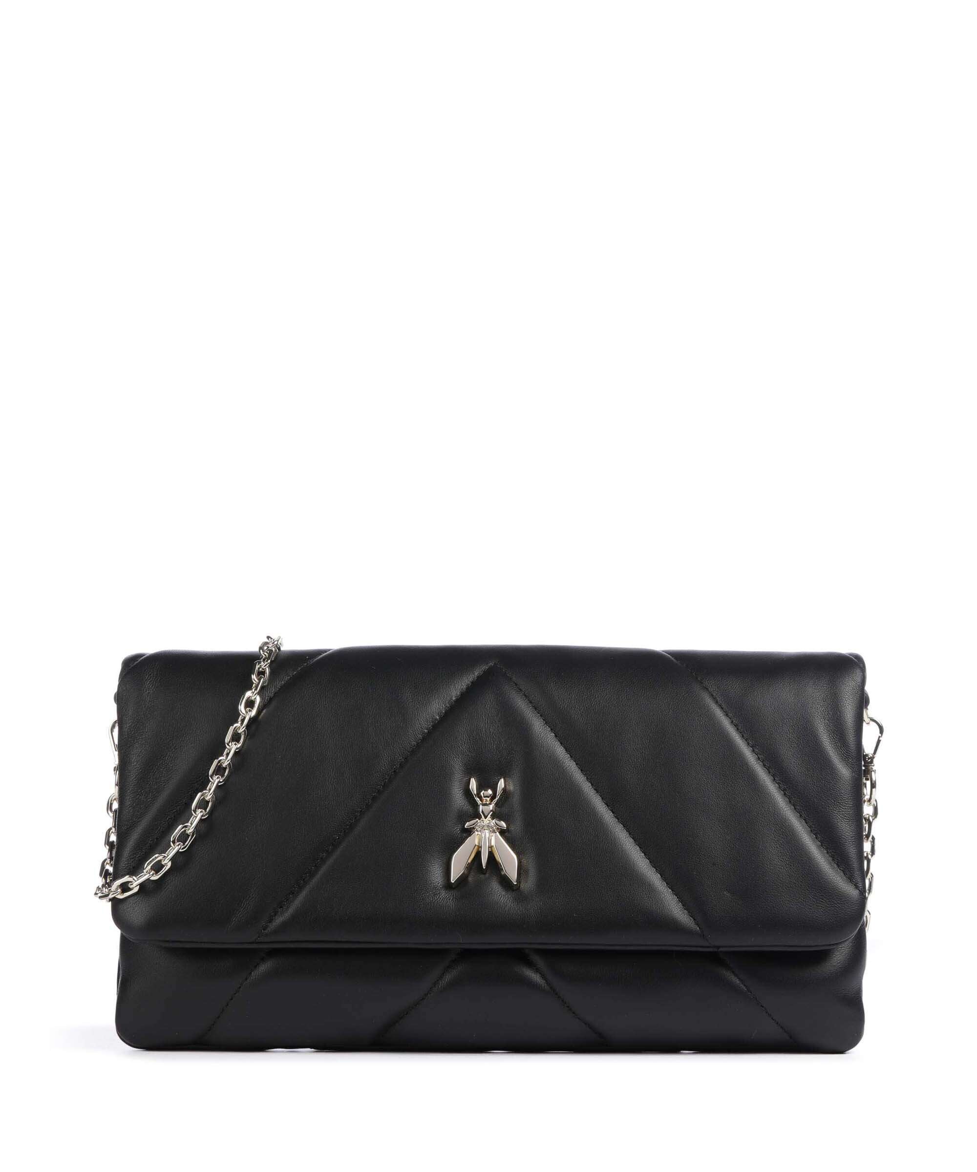 Patrizia Pepe Fly Padded Crossbody tas nero