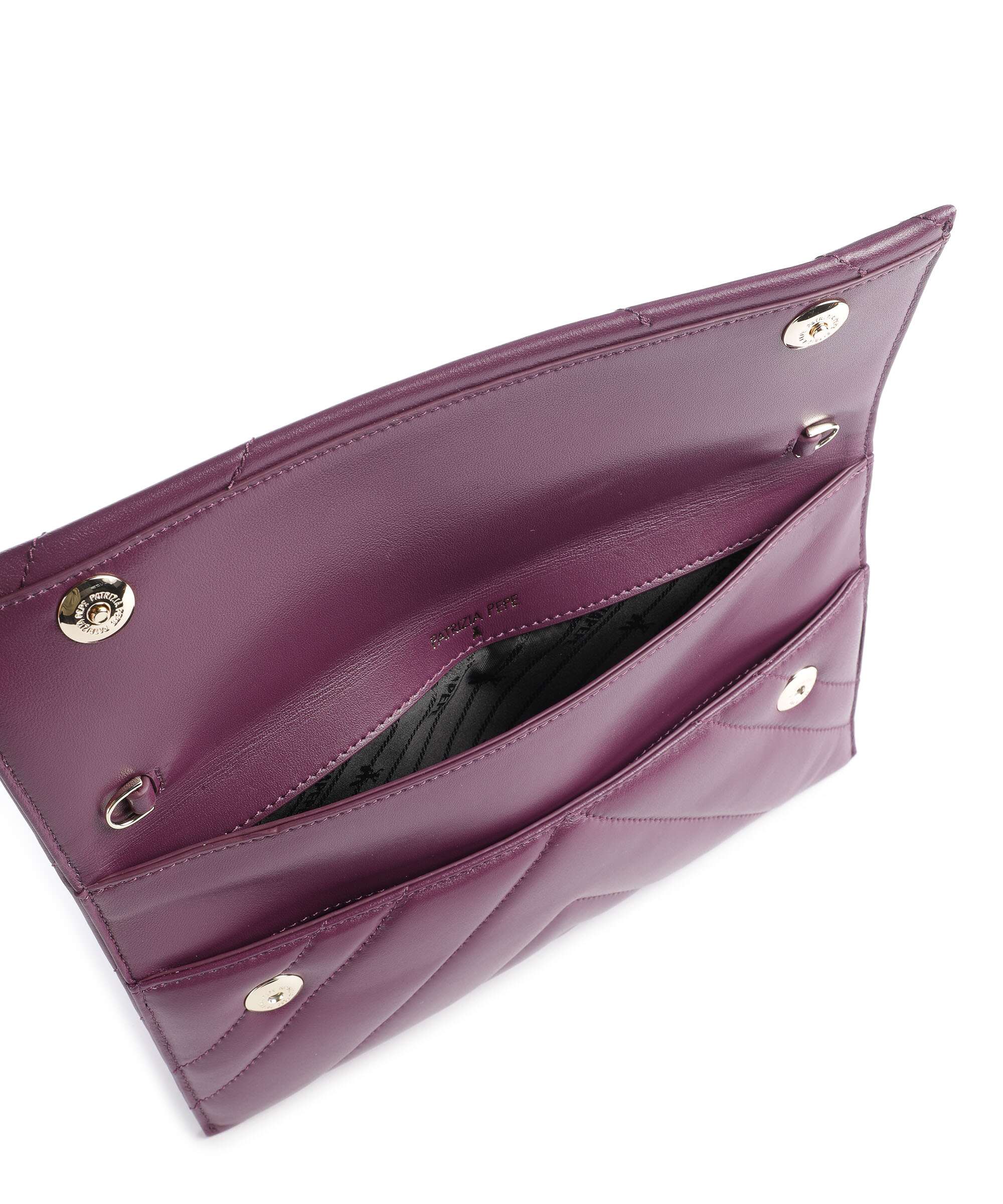Patrizia Pepe Fly Quilted Crossbody tas futuristic purple - Image 6