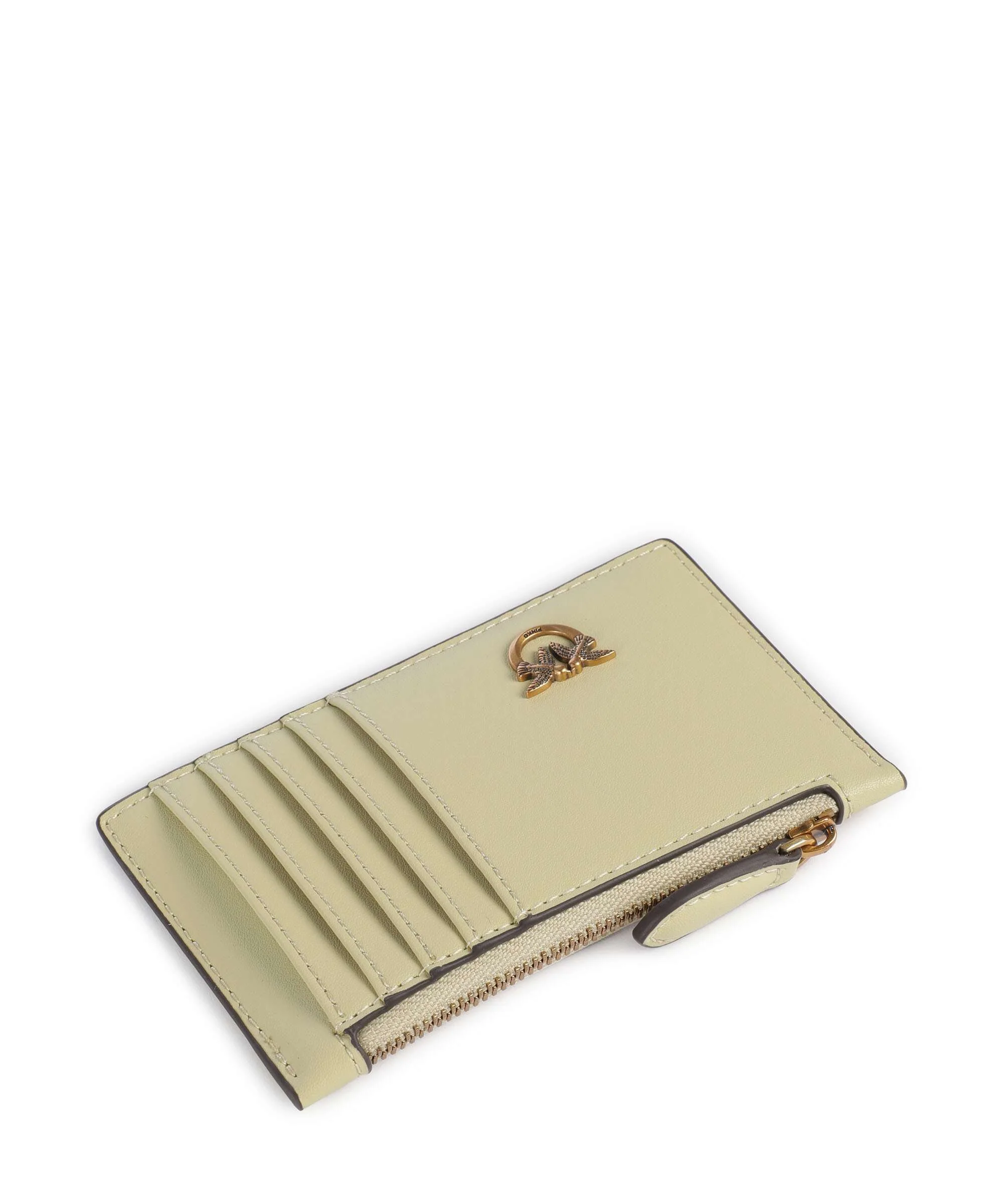 Pinko Airone Creditcardhouder giallo vaniglia/antique gold - Image 3