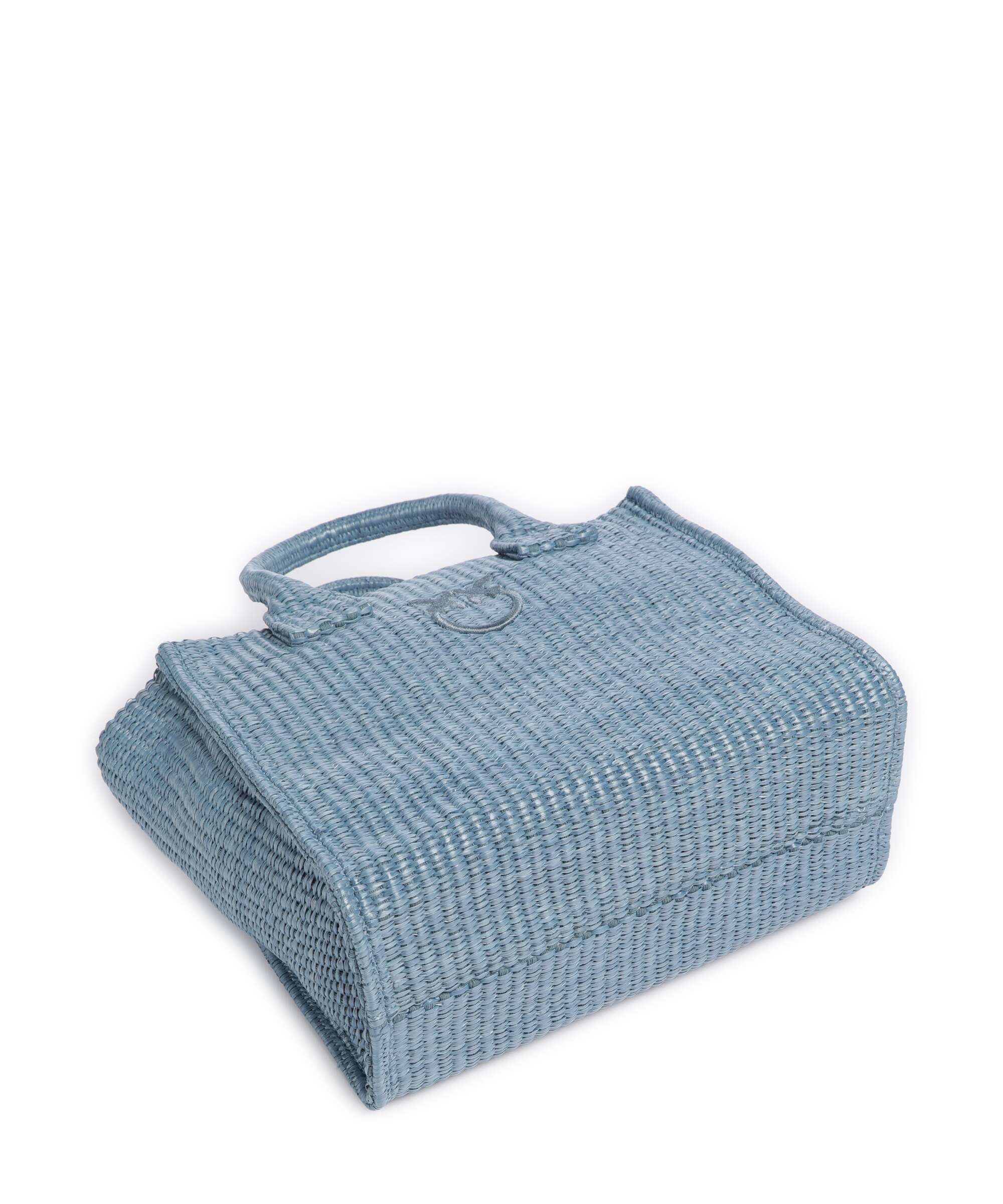Pinko Beach Mini Handtas light blue - Image 4