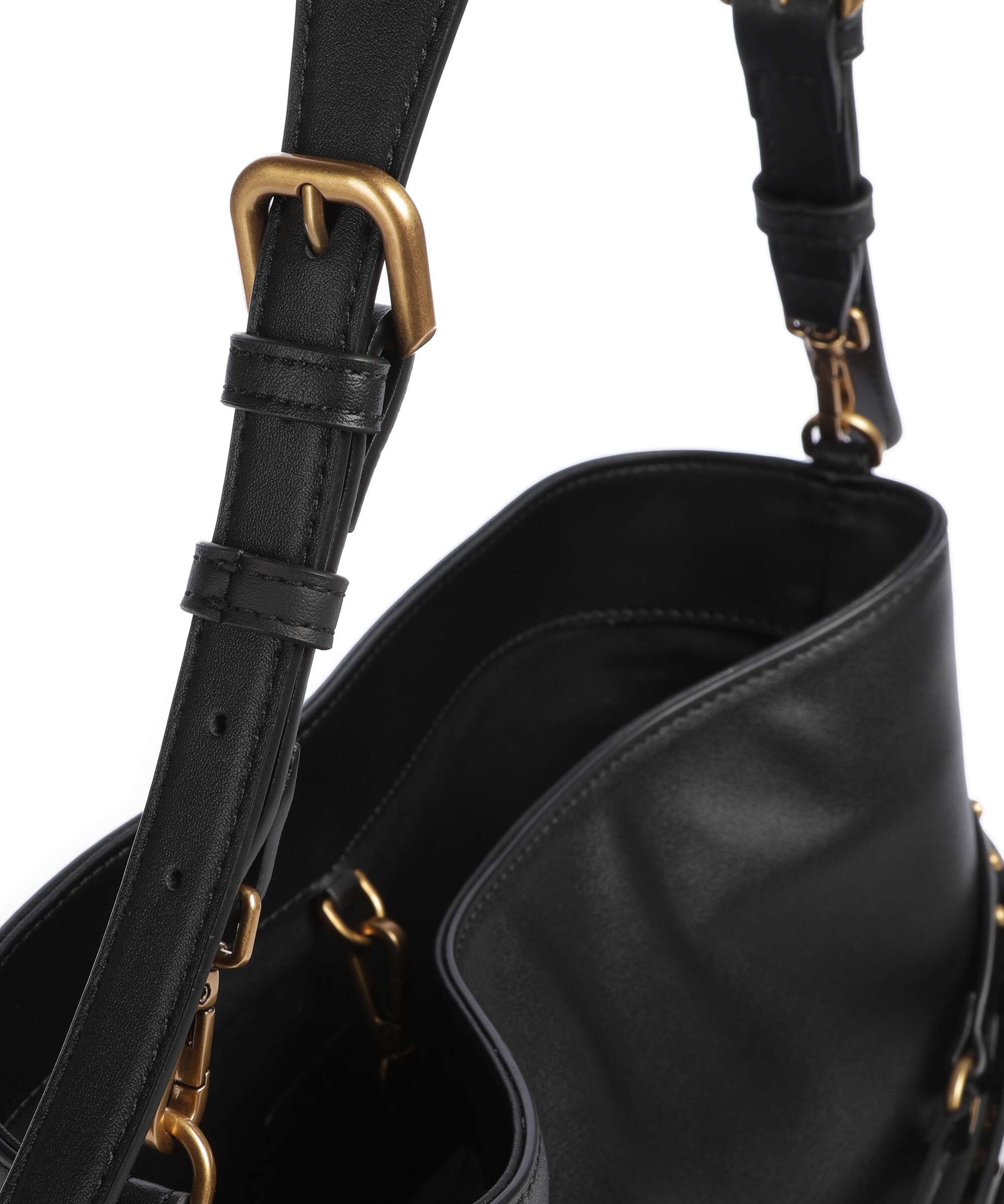 Pinko Belt Classic Emmertas nero/antique gold - Image 4