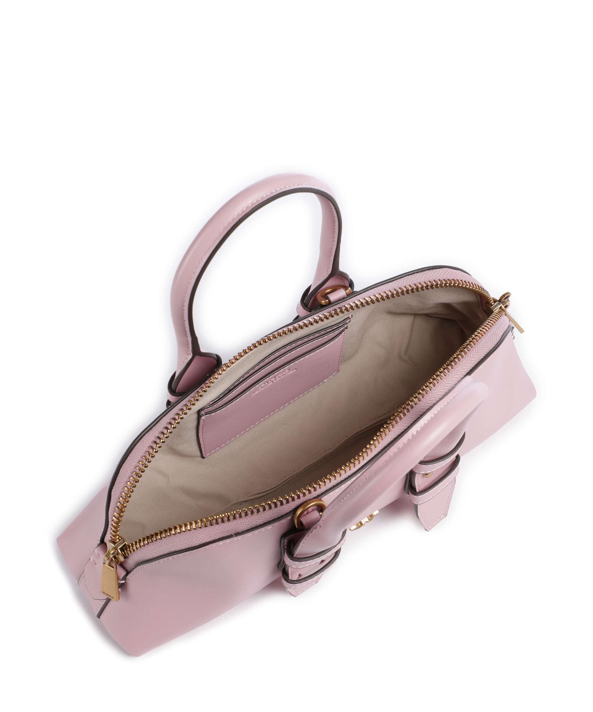 Pinko Bowling Horizontal Handtas rosa chiaro/antique gold - Image 7