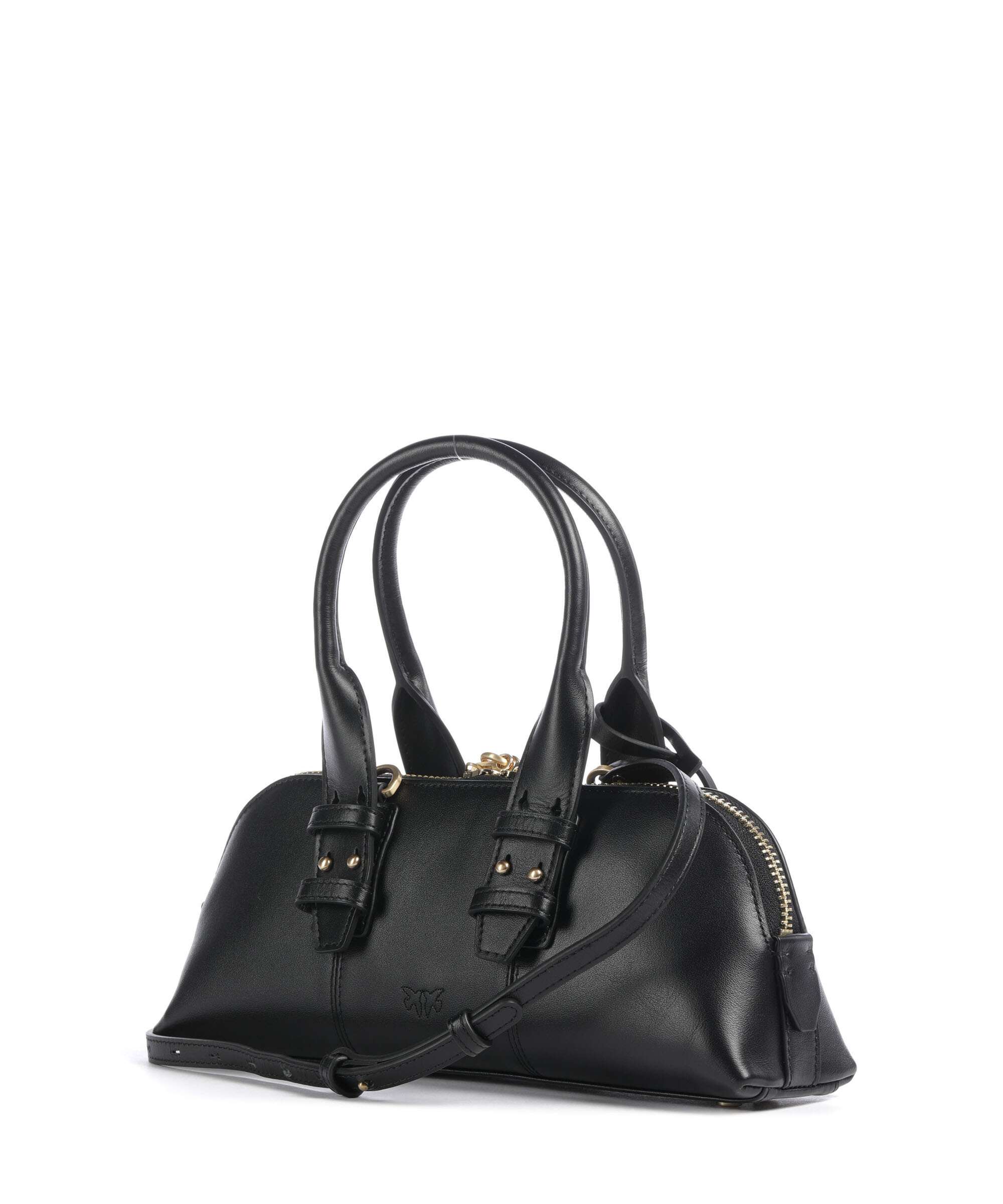 Pinko Bowling Horizontal Handtas nero limousine/matt gold - Image 2