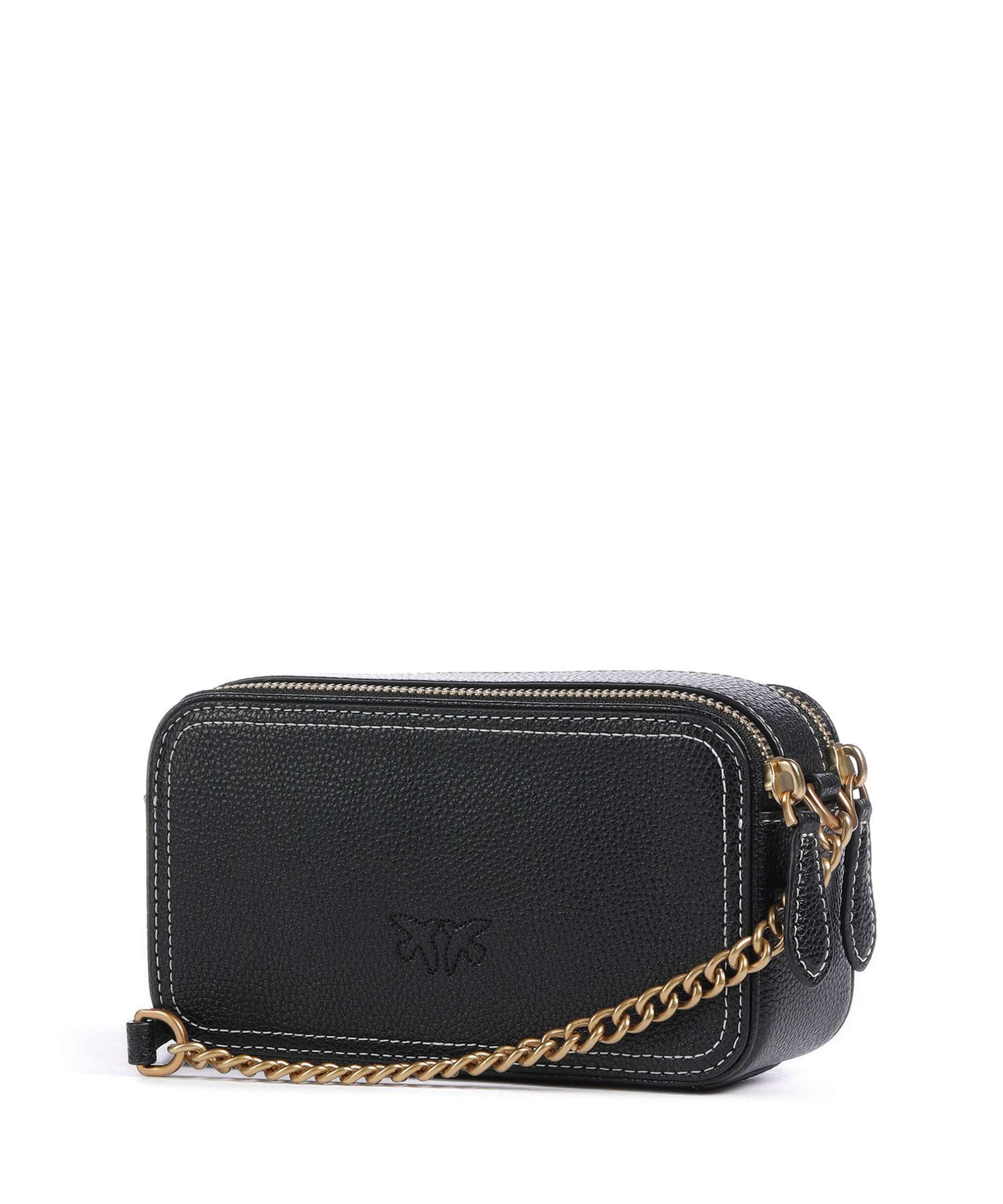 Pinko Carrie Crossbody tas nero/antique gold - Image 2