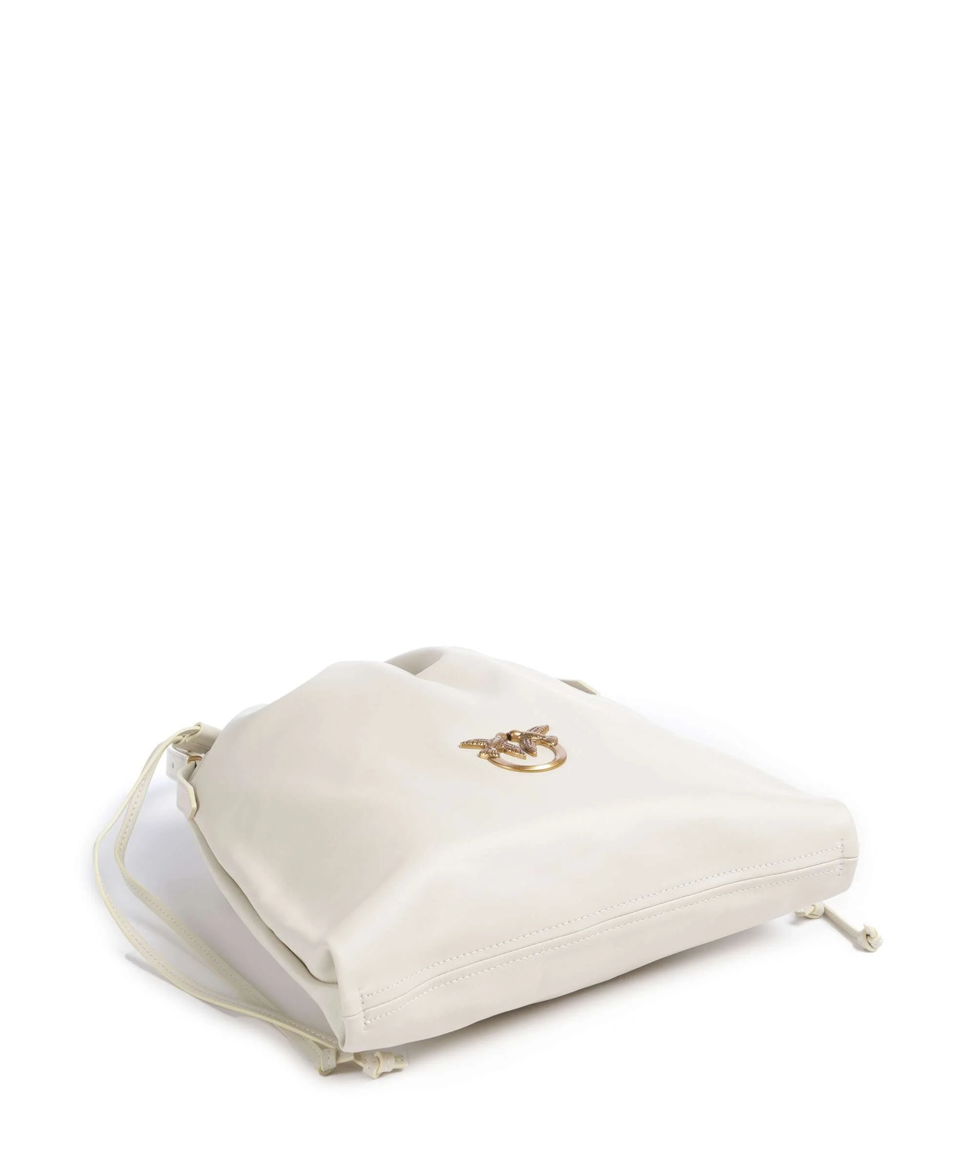Pinko Classic Slouchy Emmertas bianco seta/antique gold - Image 5