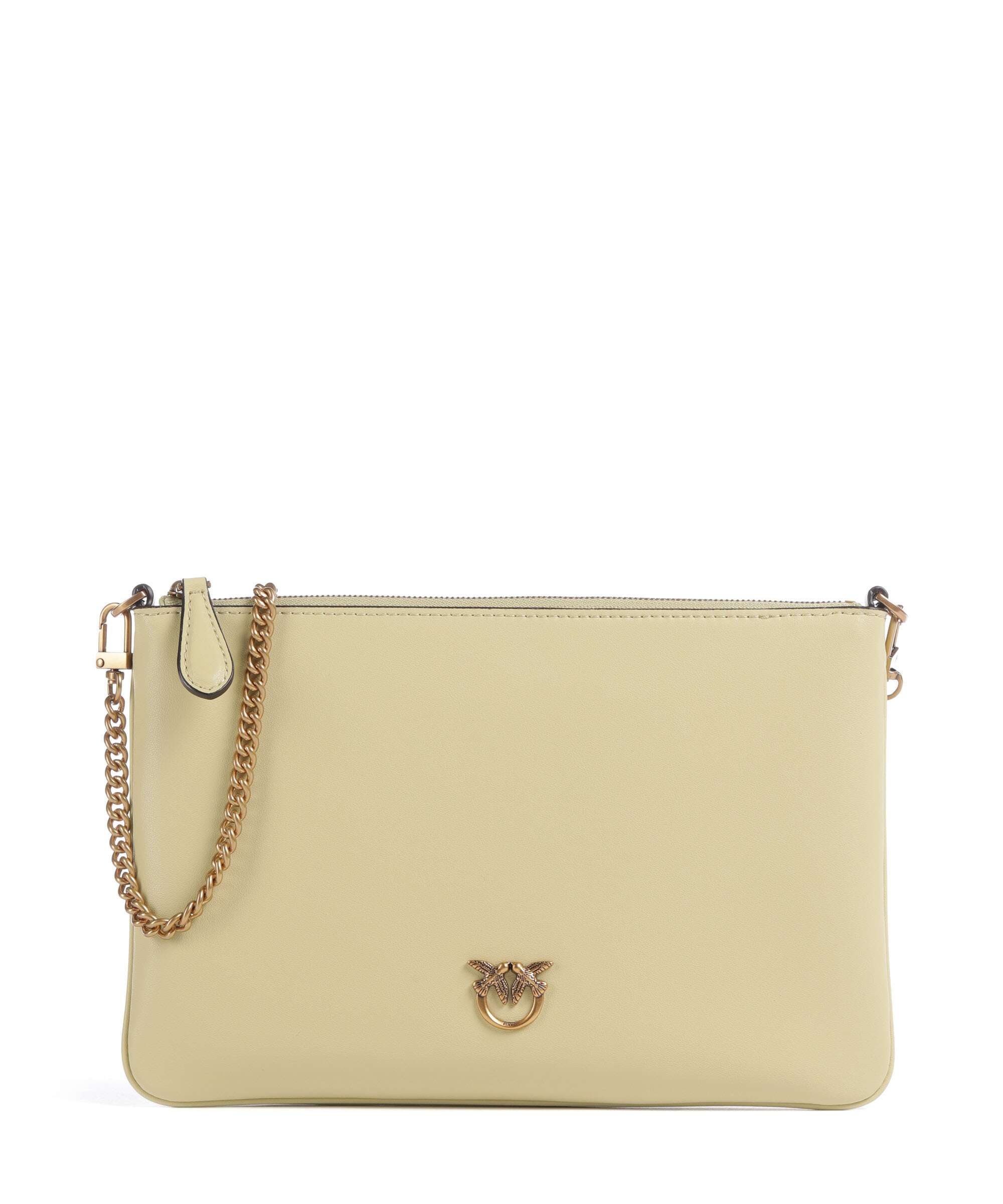 Pinko Flat Classic Crossbody tas giallo vaniglia/antique gold