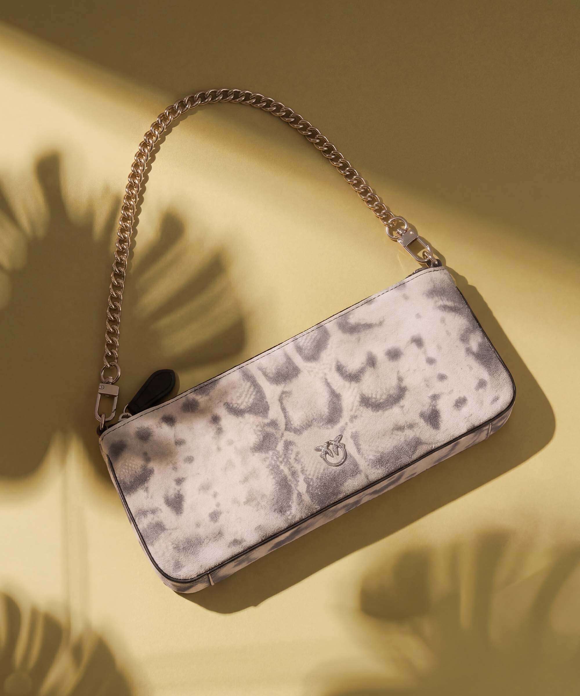Pinko Flat Horizontal Schoudertas avorio/nero/beige - Image 2