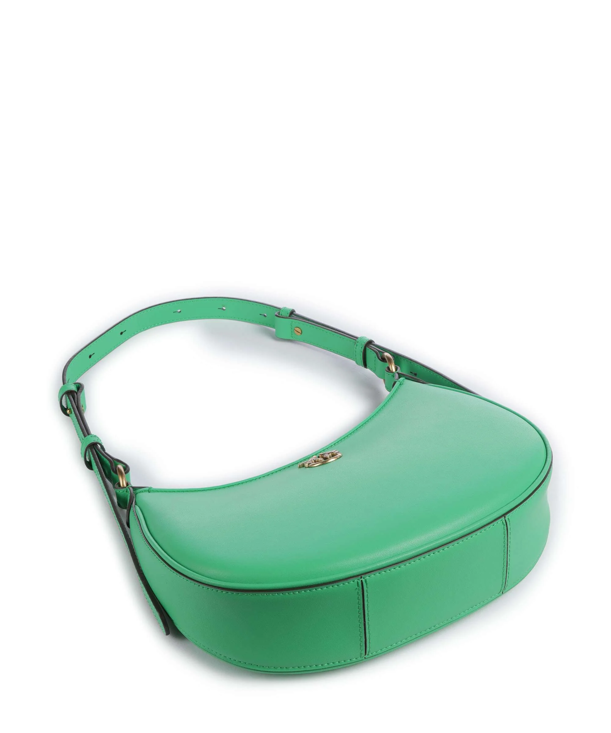 Pinko Half Moon Mini Schoudertas verde isola/antique gold - Image 5