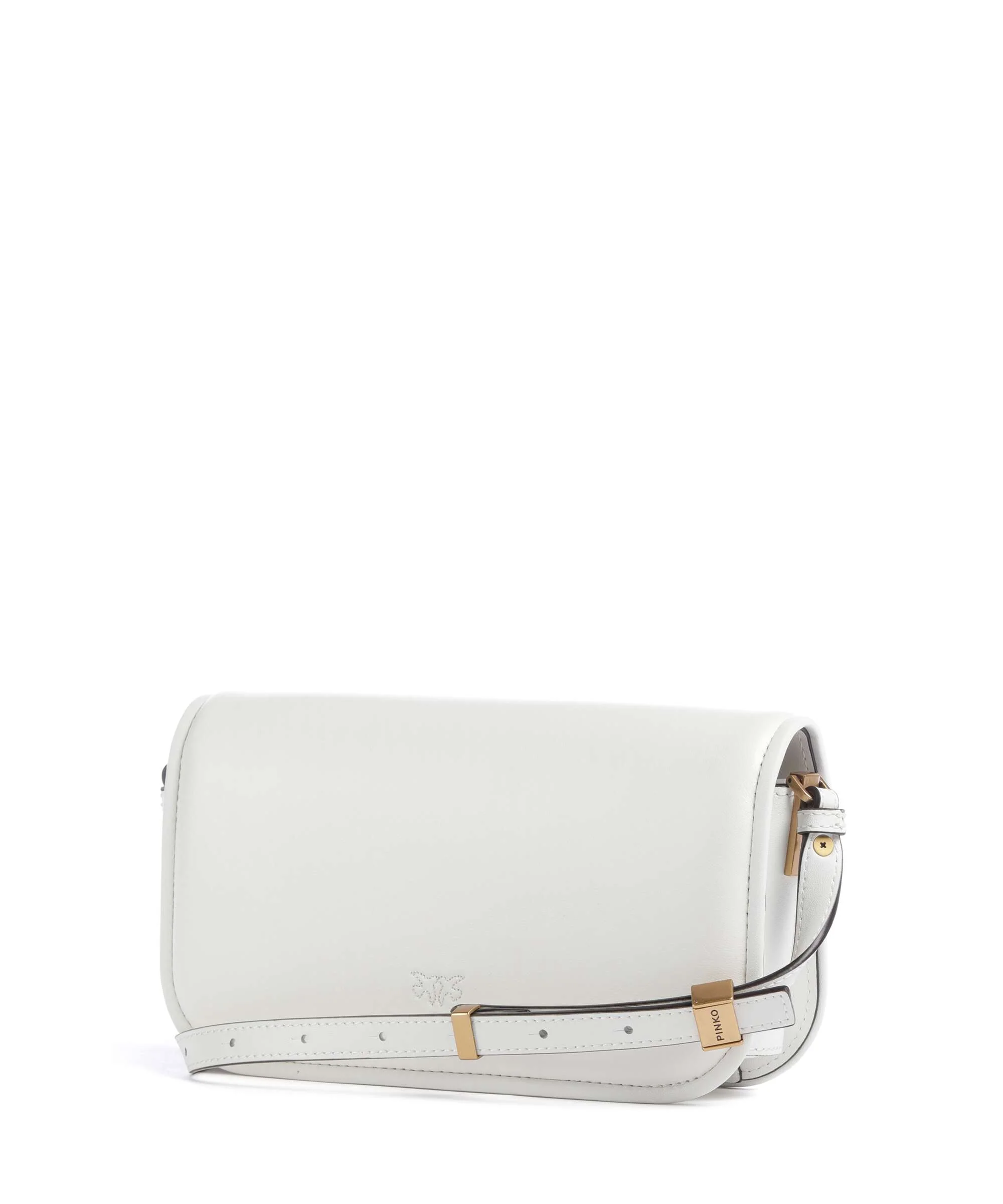 Pinko Love Box Horizontal Schoudertas bianco nembo/antique gold - Image 2