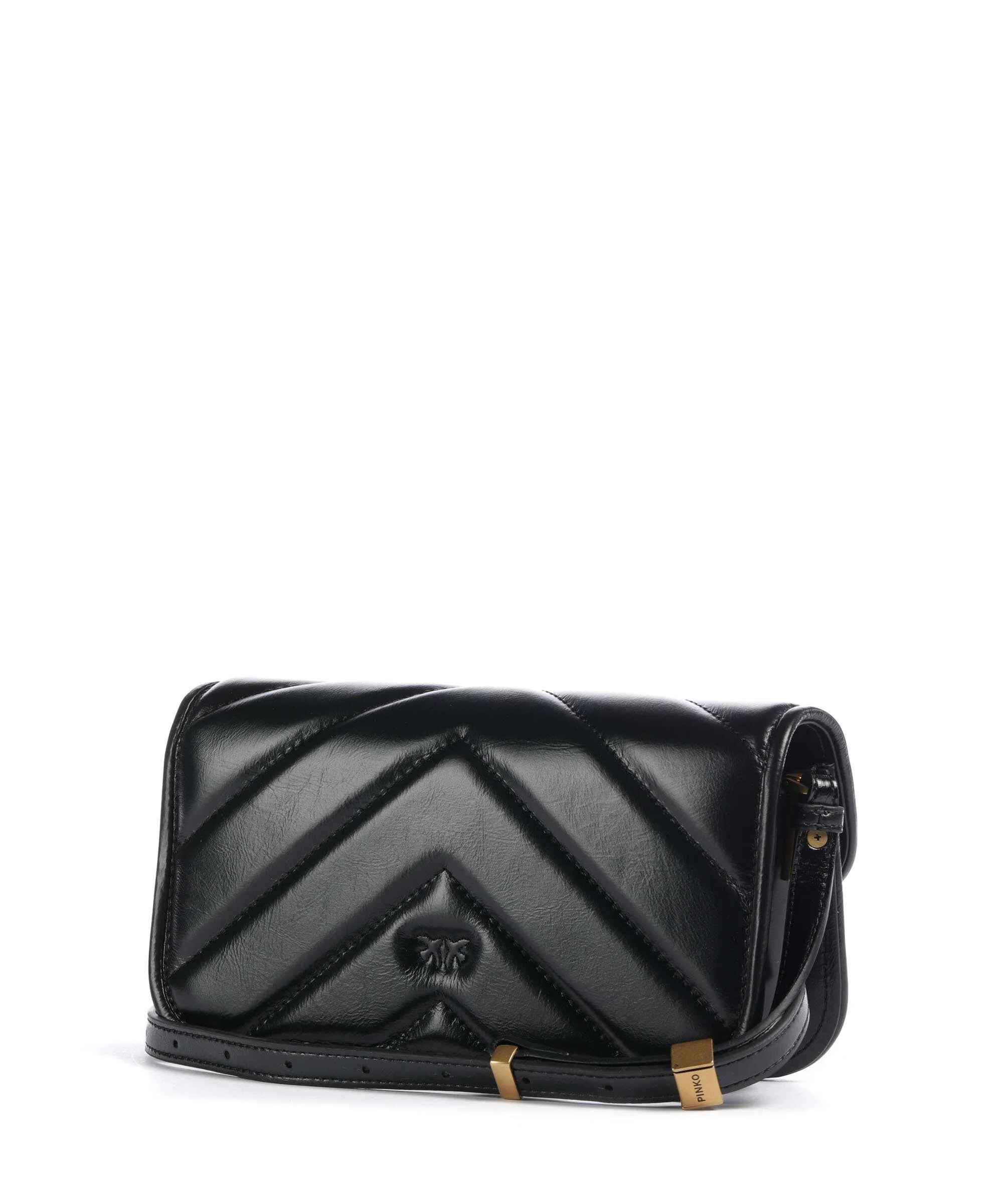 Pinko Love Box Horizontal Schoudertas nero/antique gold - Image 2