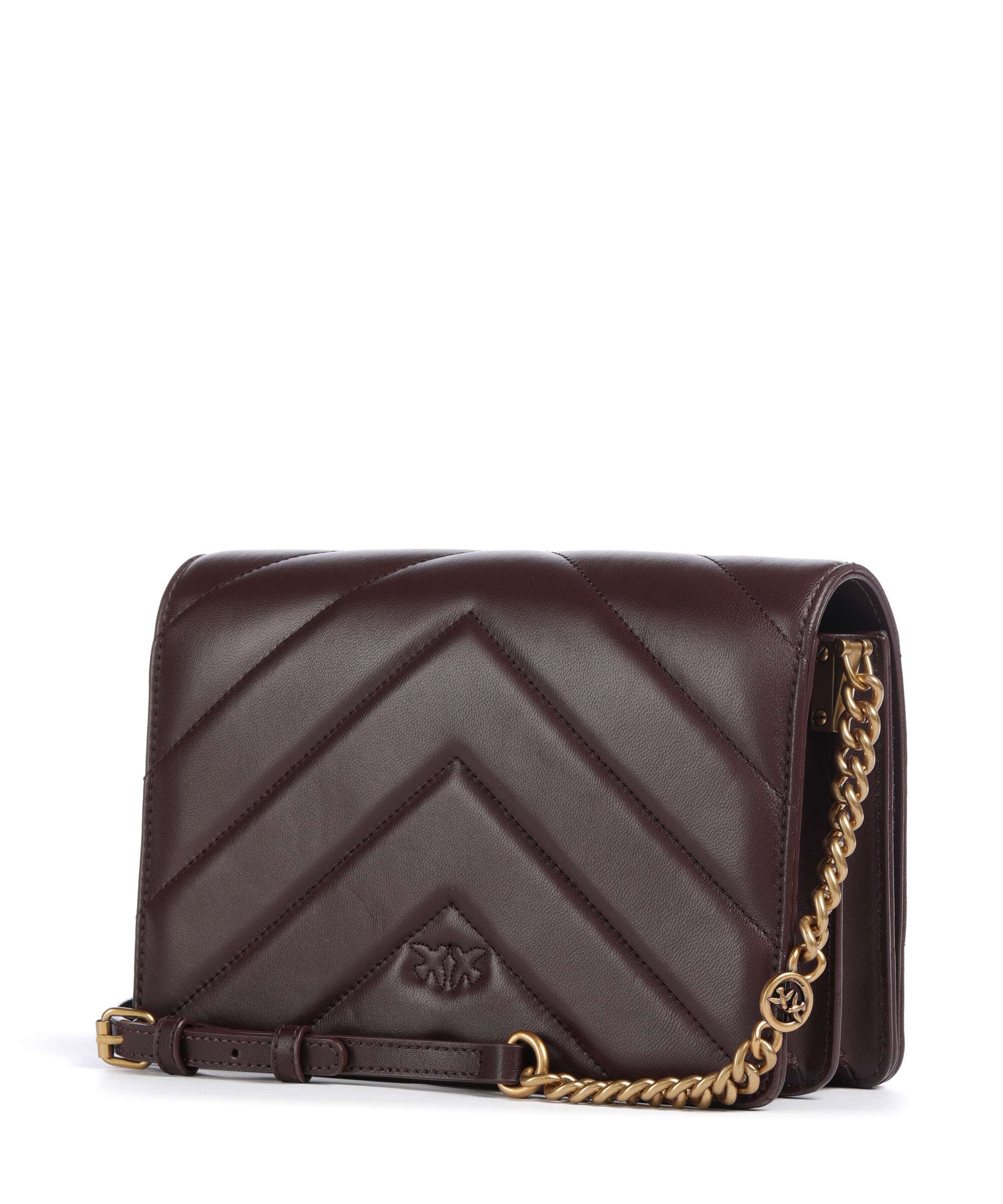 Pinko Love Click Classic Crossbody tas uva di catawba/antique gold - Image 2