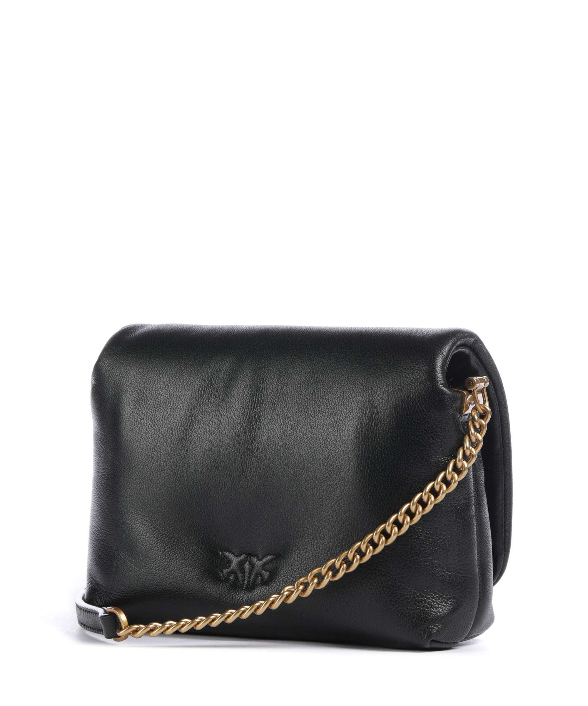 Pinko Love Click Puff Baby Crossbody tas nero/antique gold - Image 2