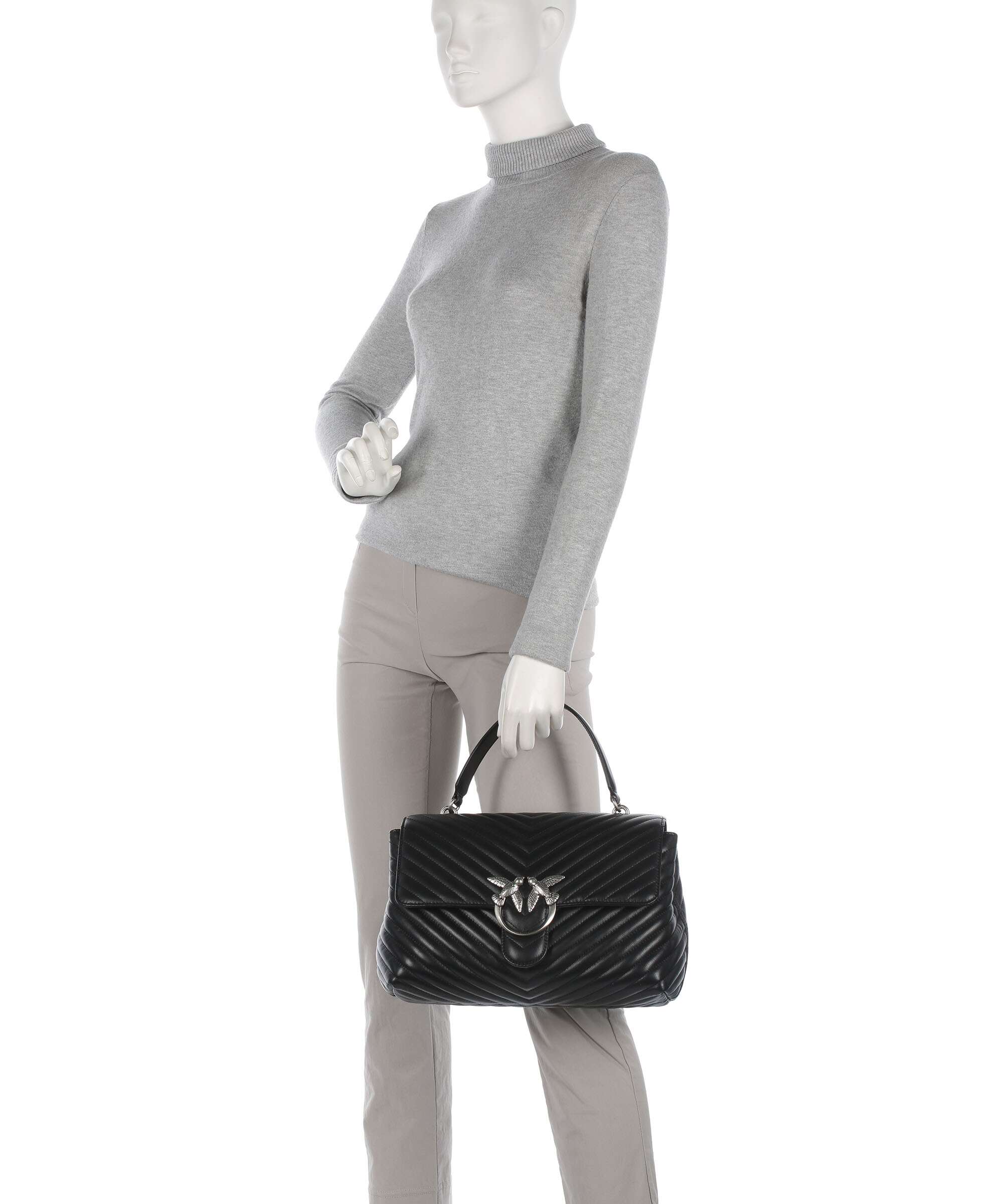 Pinko Love Lady Puff Big Handtas nero - Image 3