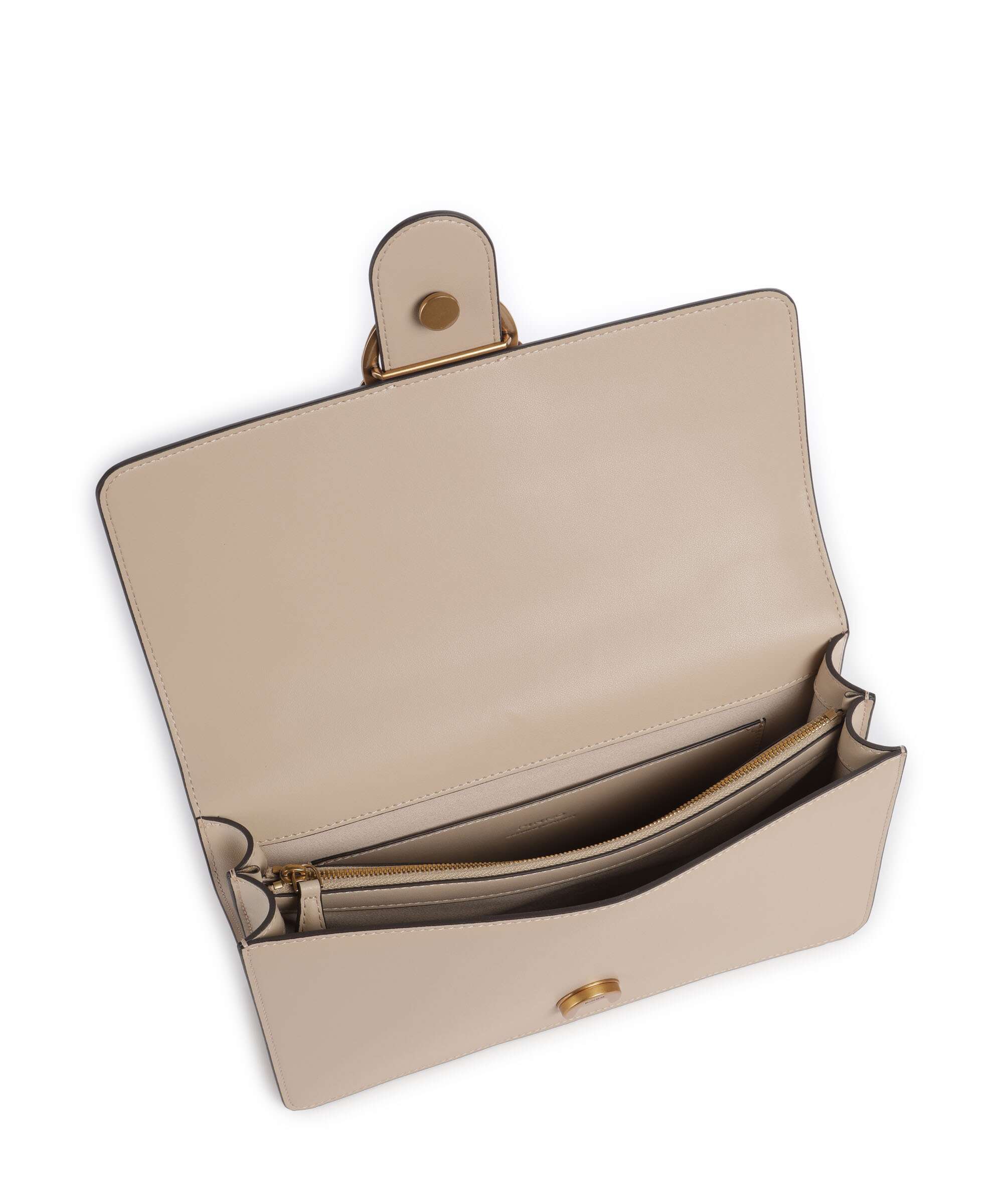 Pinko Love One Classic Crossbody tas beige/grigio fumo/antique gold - Image 6
