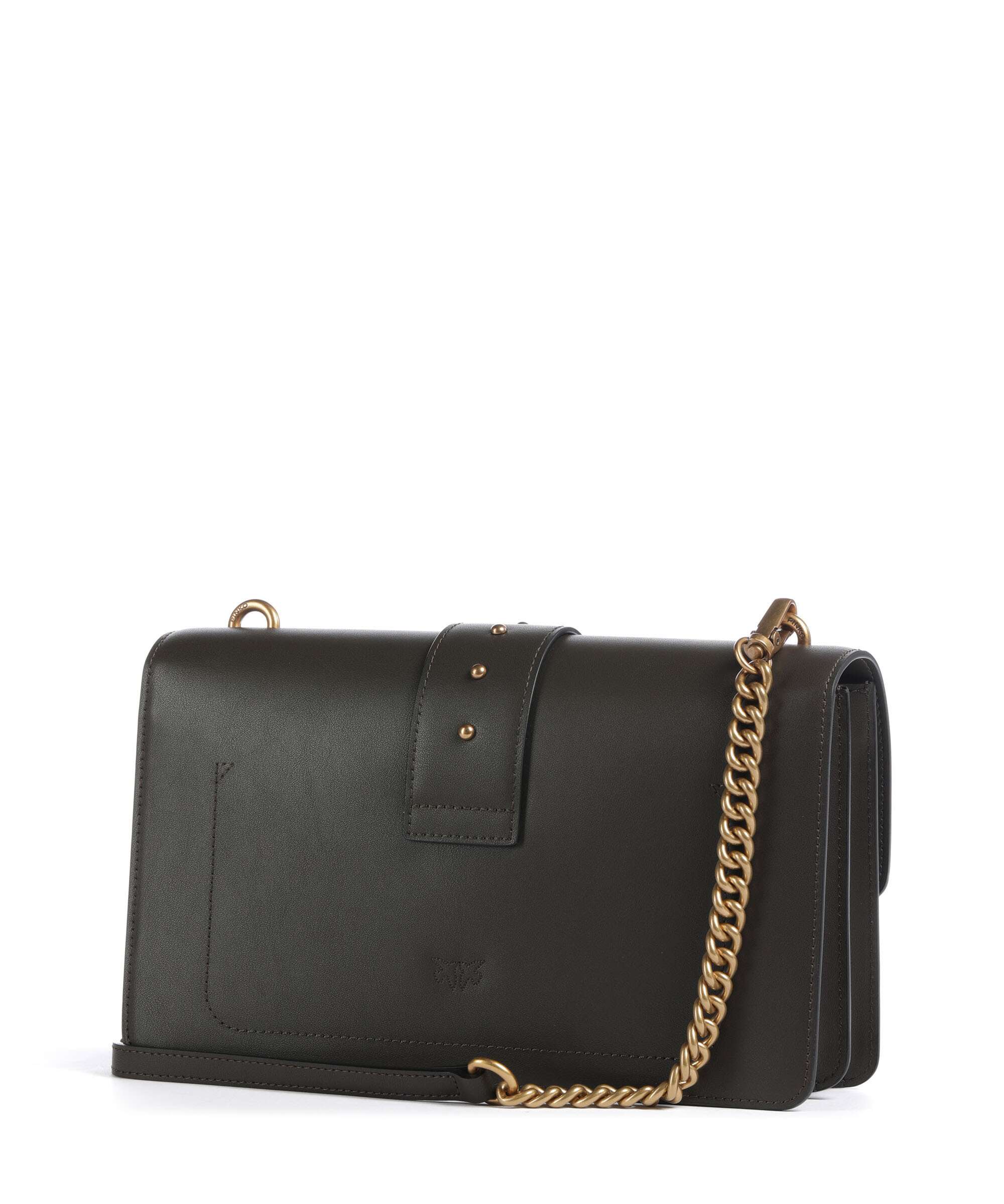 Pinko Love One Classic Crossbody tas verde fango/antique gold - Image 2