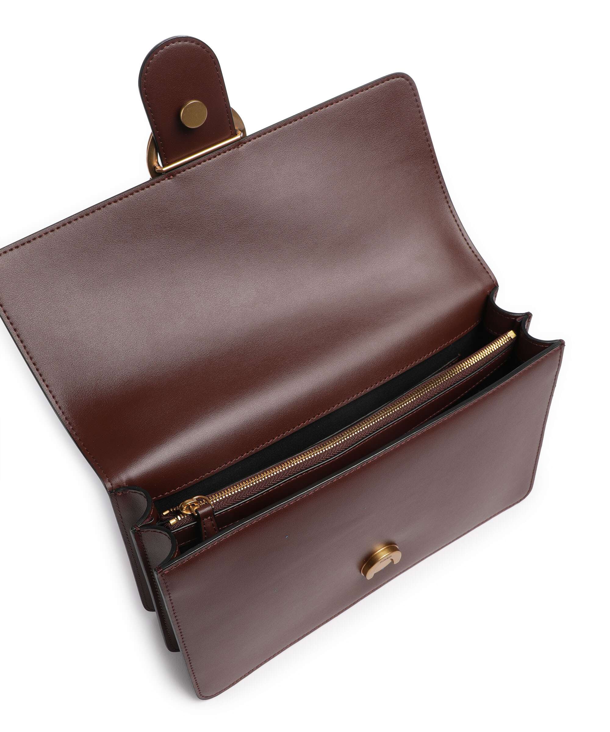 Pinko Love One Classic Crossbody tas rosso vino/antique gold - Image 6