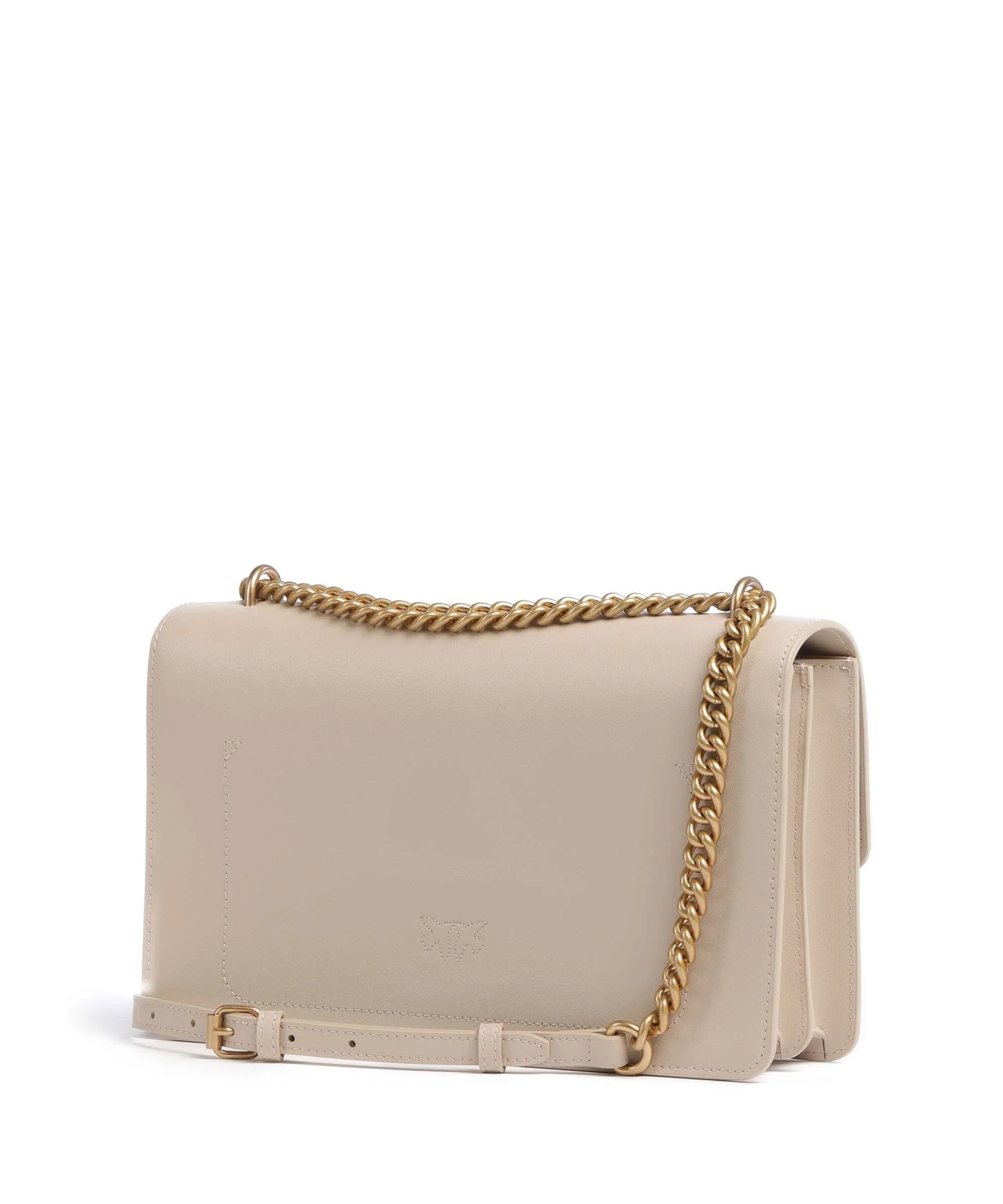 Pinko Love One Classic Schoudertas beige/grigio fumo/antique gold - Image 2
