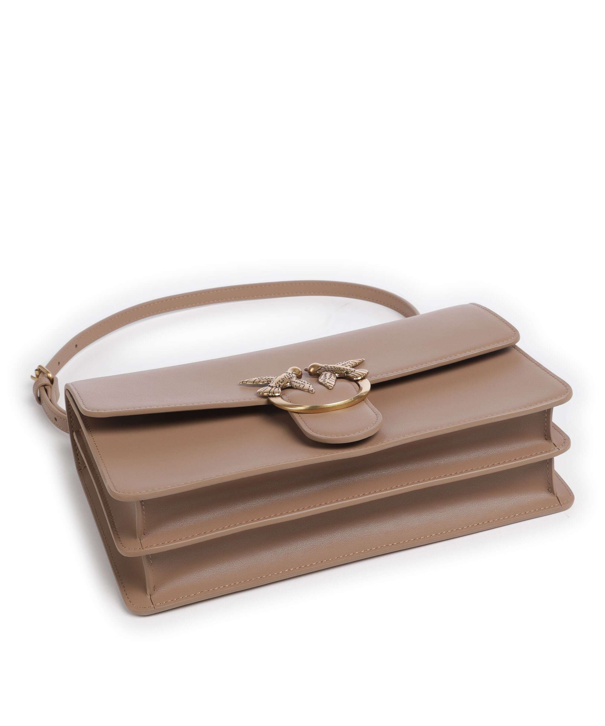 Pinko Love One Classic Schoudertas biscotto zenzero - Image 5