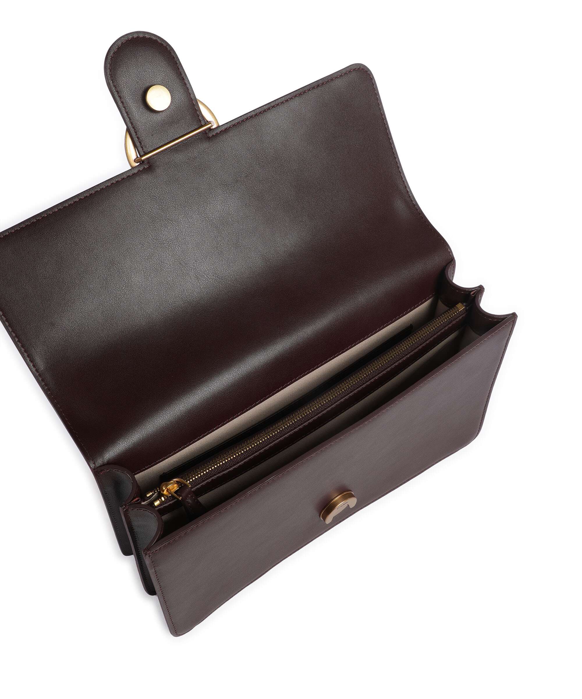 Pinko Love One Classic Schoudertas uva di catawba/antique gold - Image 7