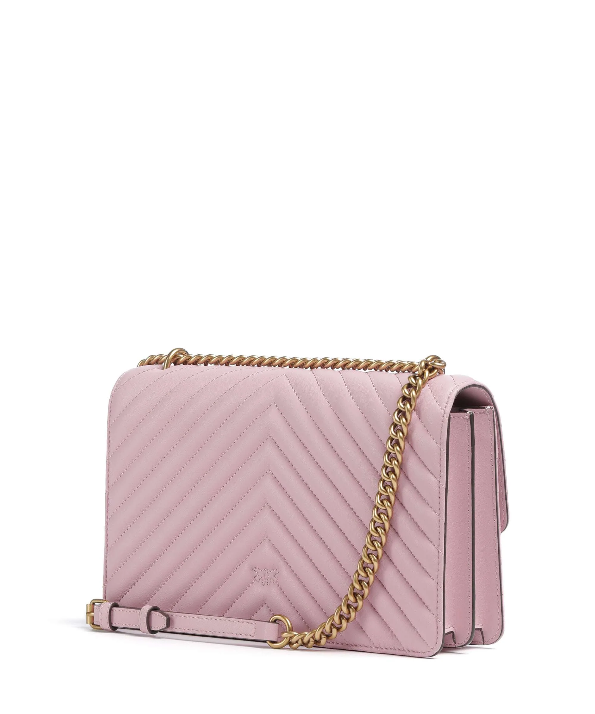 Pinko Love One Classic Schoudertas rosa chiaro/antique gold - Image 2