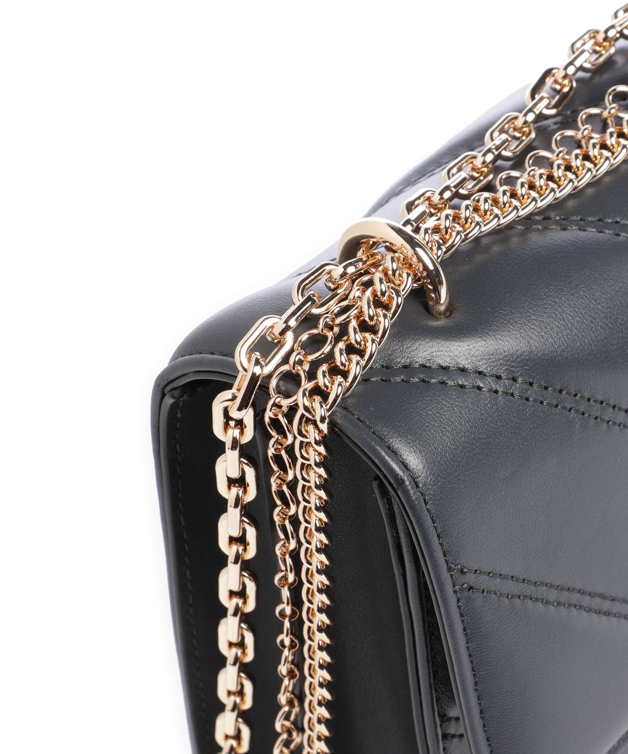 Pinko Love One Classic Schoudertas grigio asfalto/oro mordore - Image 4