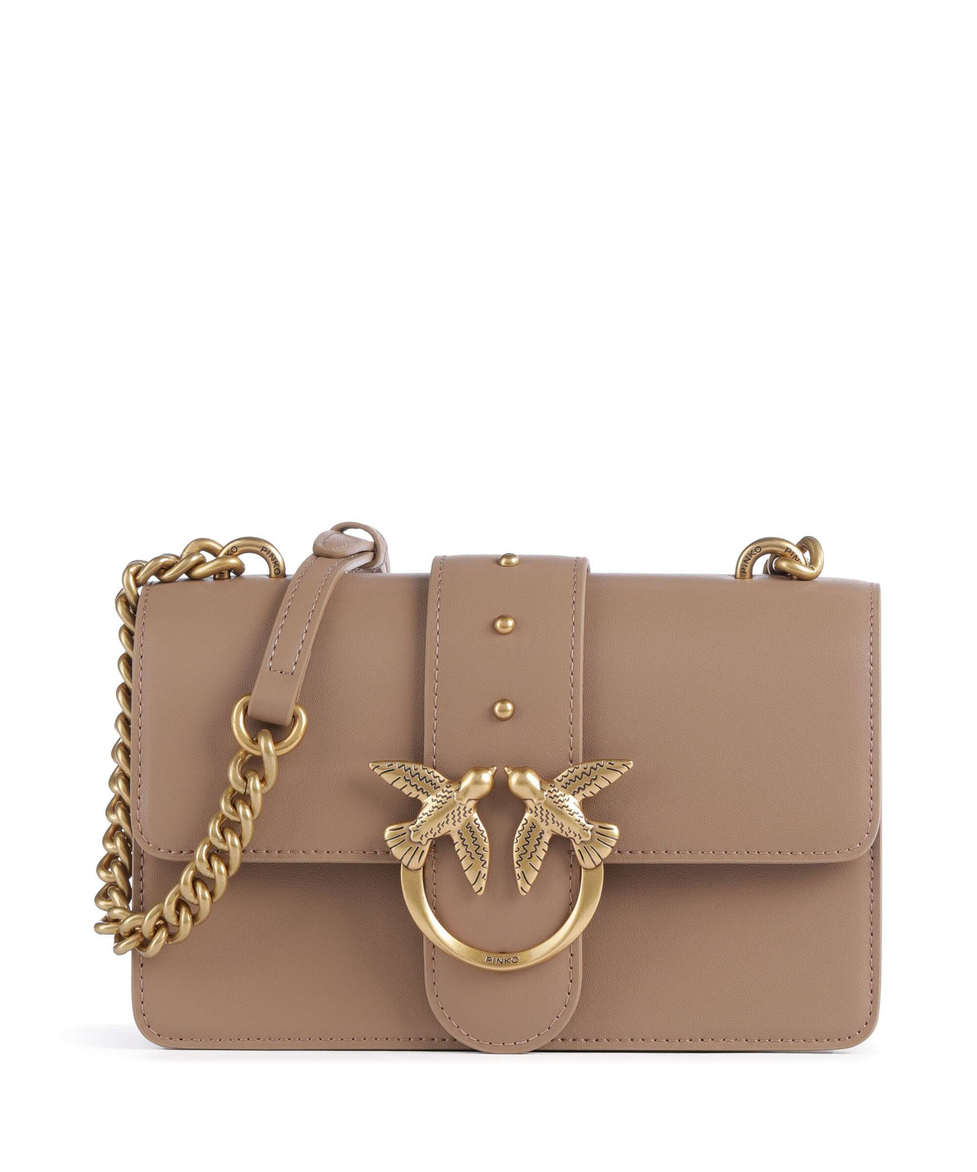 Pinko Love One Mini Crossbody tas biscotto zenzero