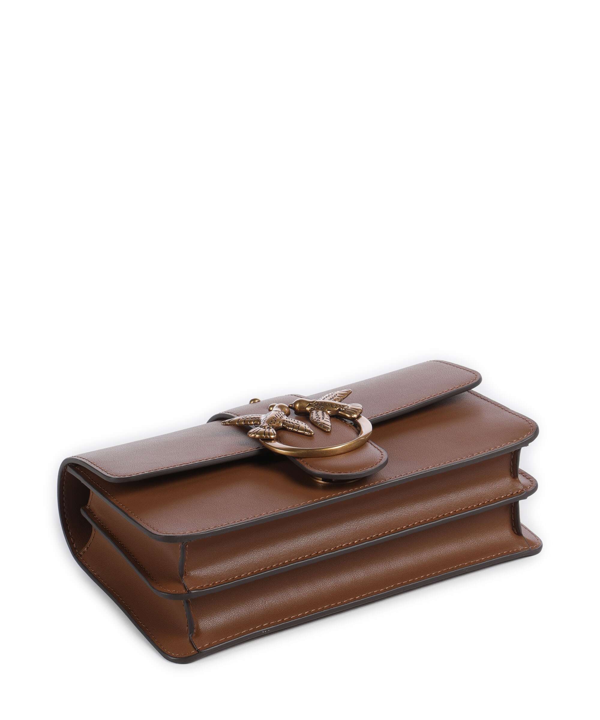 Pinko Love One Mini Crossbody tas marrone/leone/antique gold - Image 5