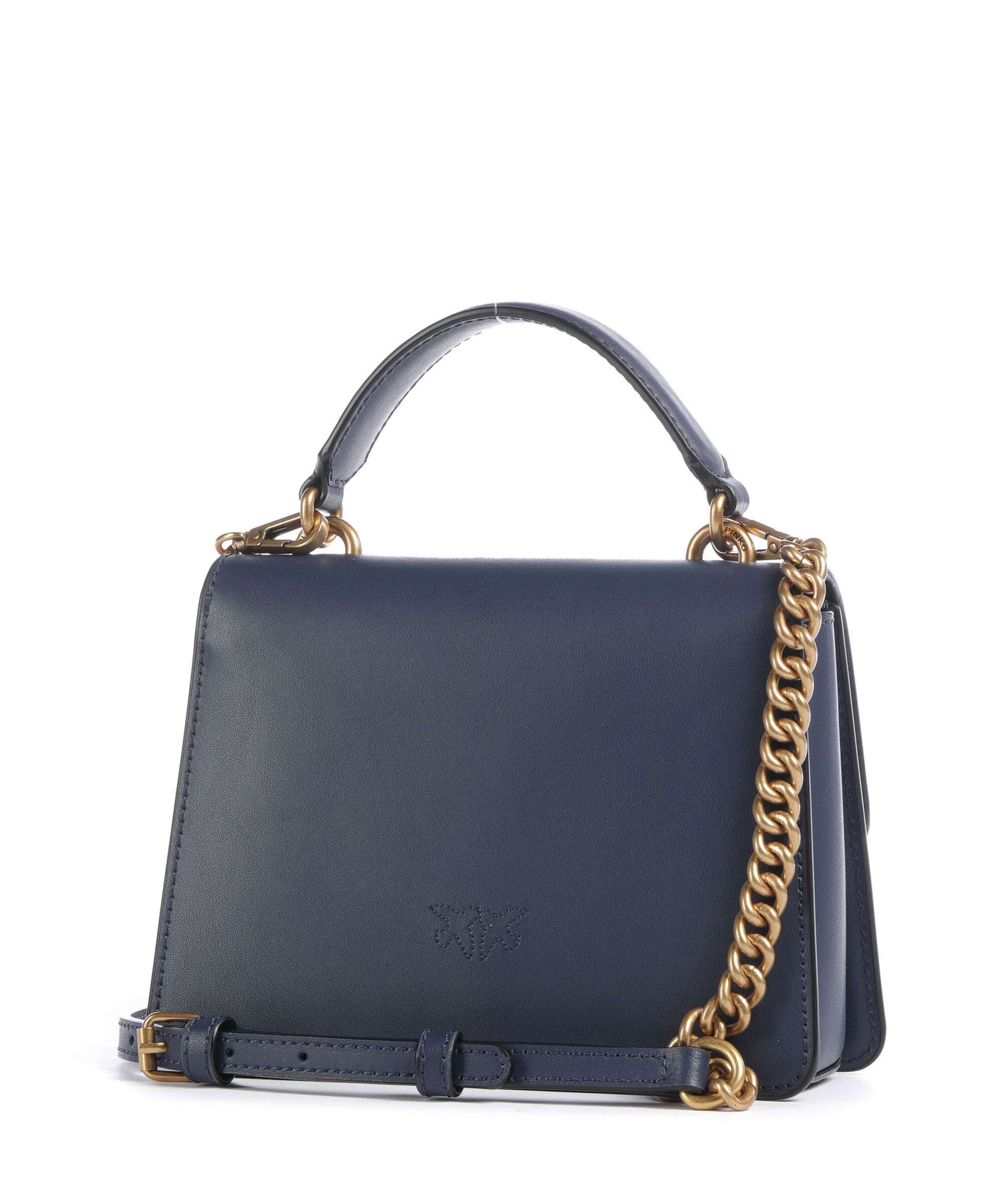 Pinko Love One Mini Handtas blu indaco ombroso/antique gold - Image 2