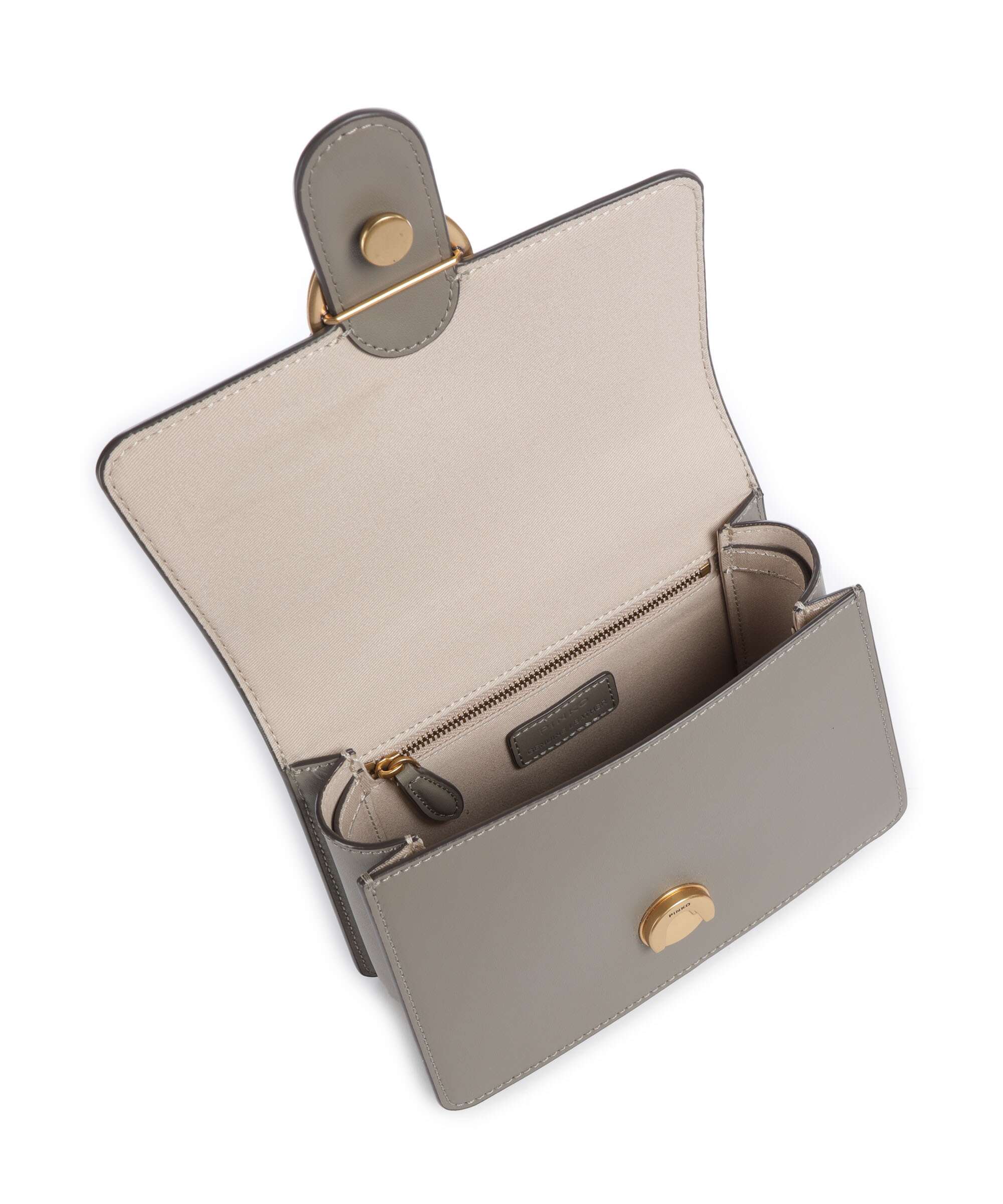 Pinko Love One Mini Handtas noce/antique gold - Image 6