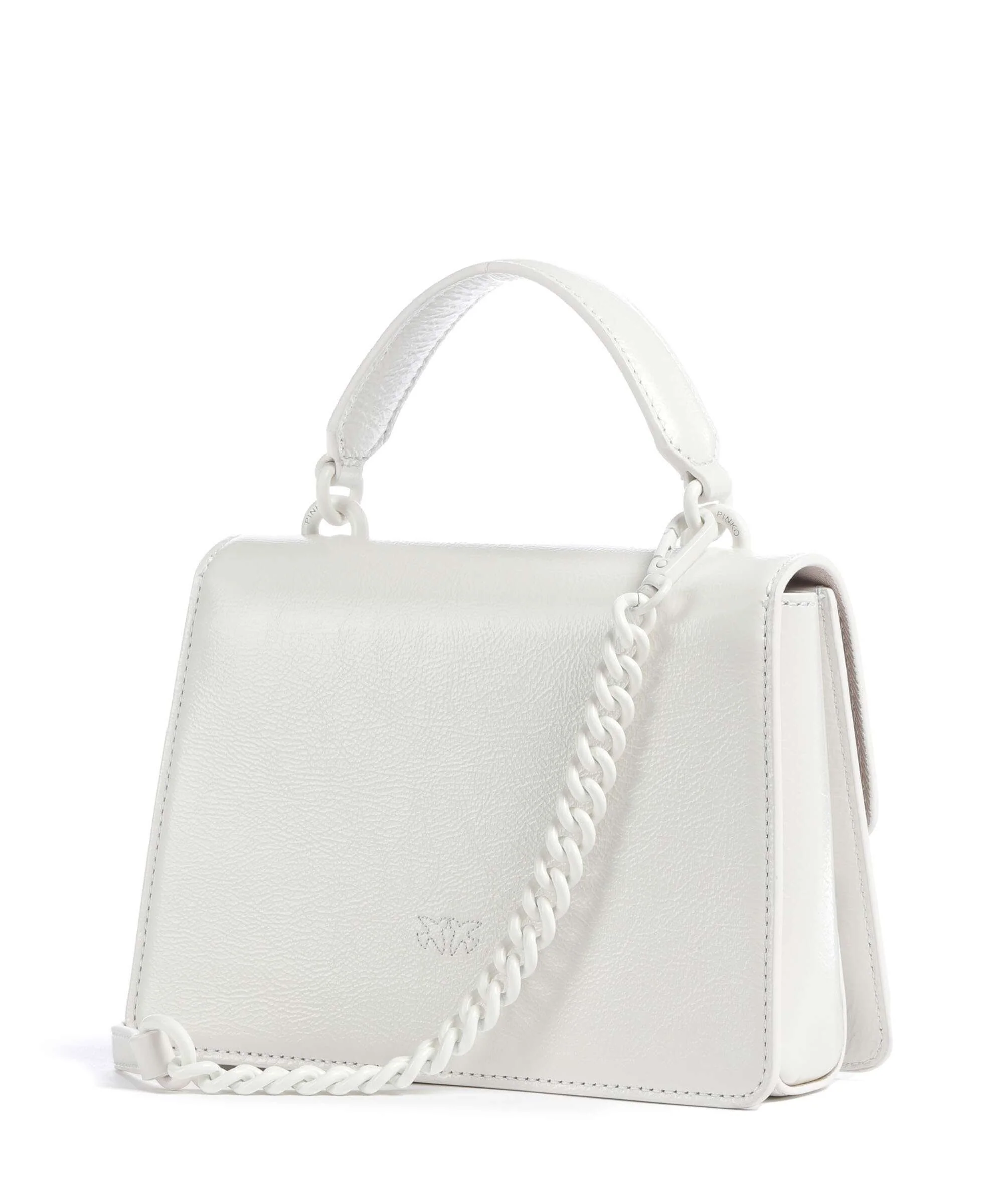 Pinko Love One Mini Handtas bianco nembo/block color - Image 2