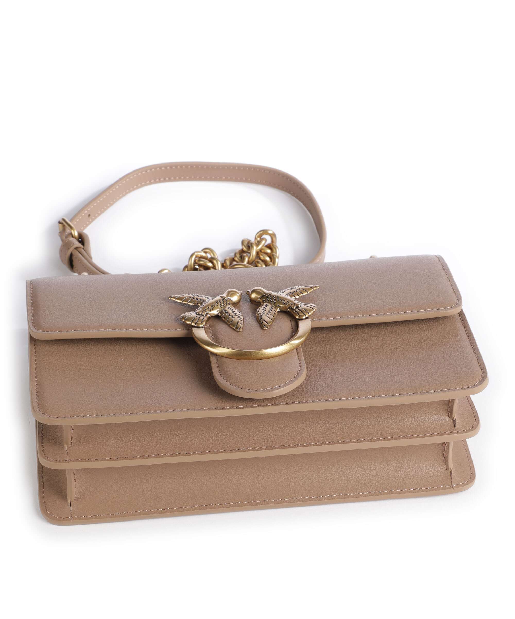 Pinko Love One Mini Schoudertas biscotto zenzero - Image 5