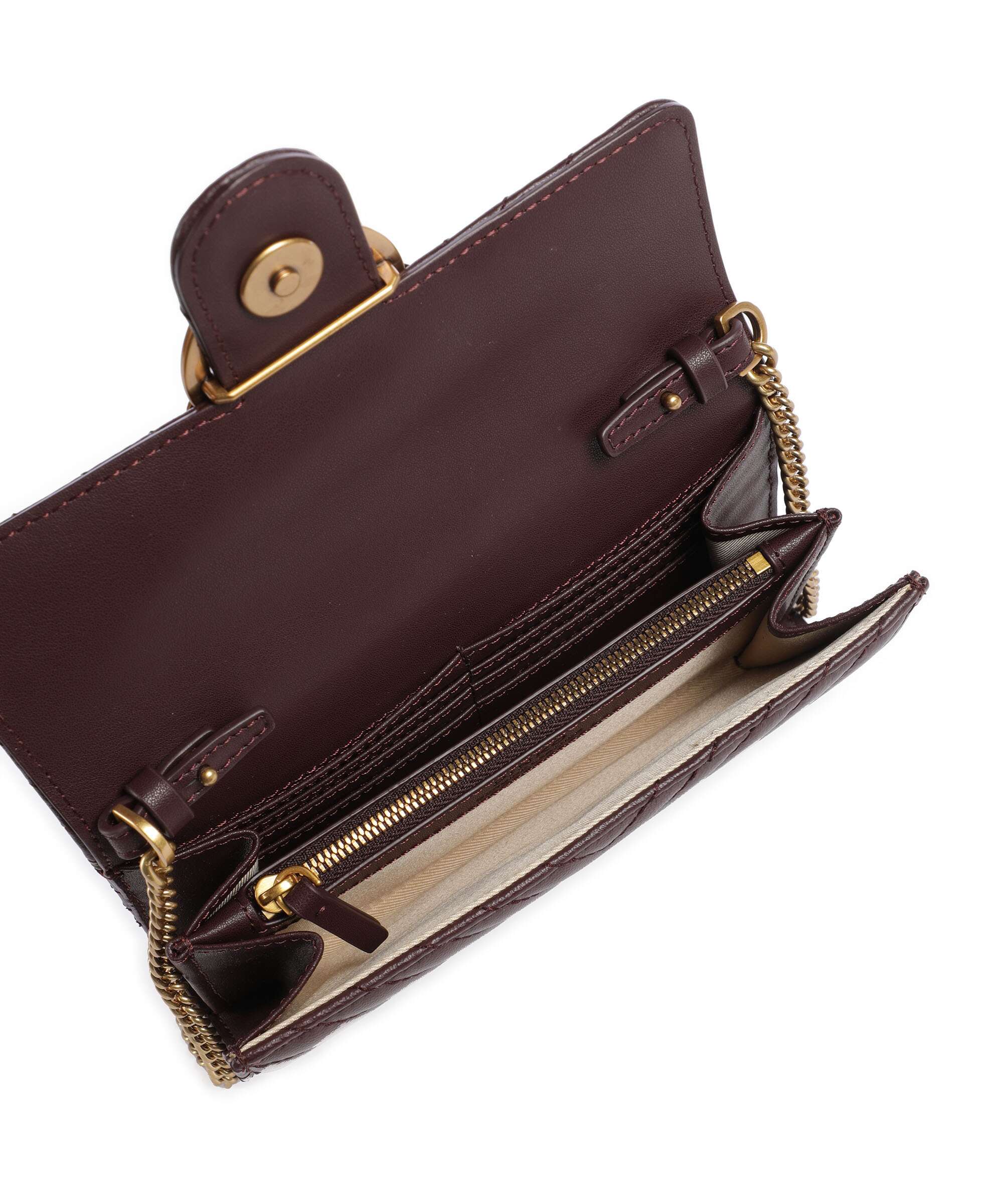 Pinko Love One Portemonnee uva di catawba/antique gold - Image 6