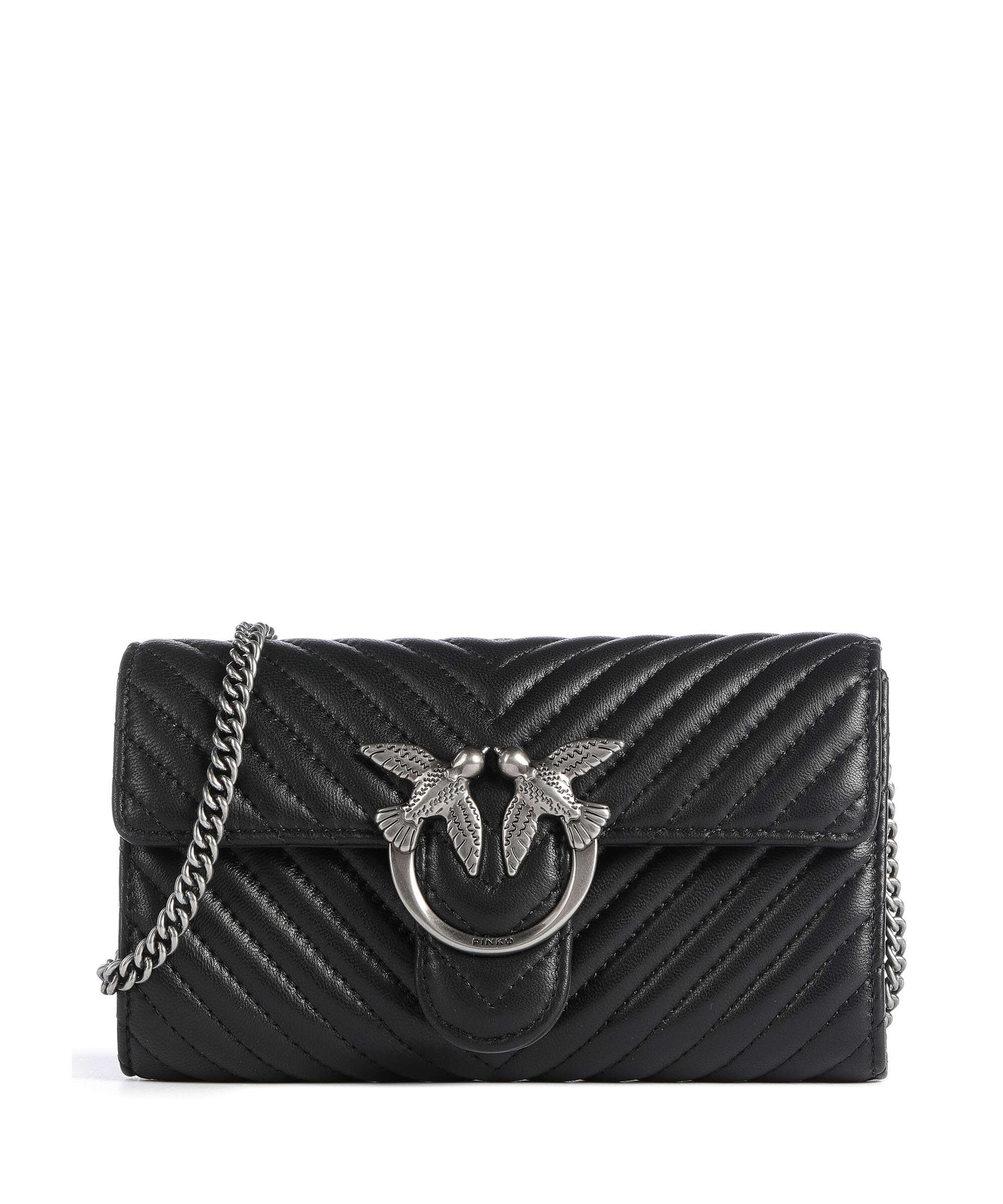 Pinko Love One Portemonnee nero/old silver