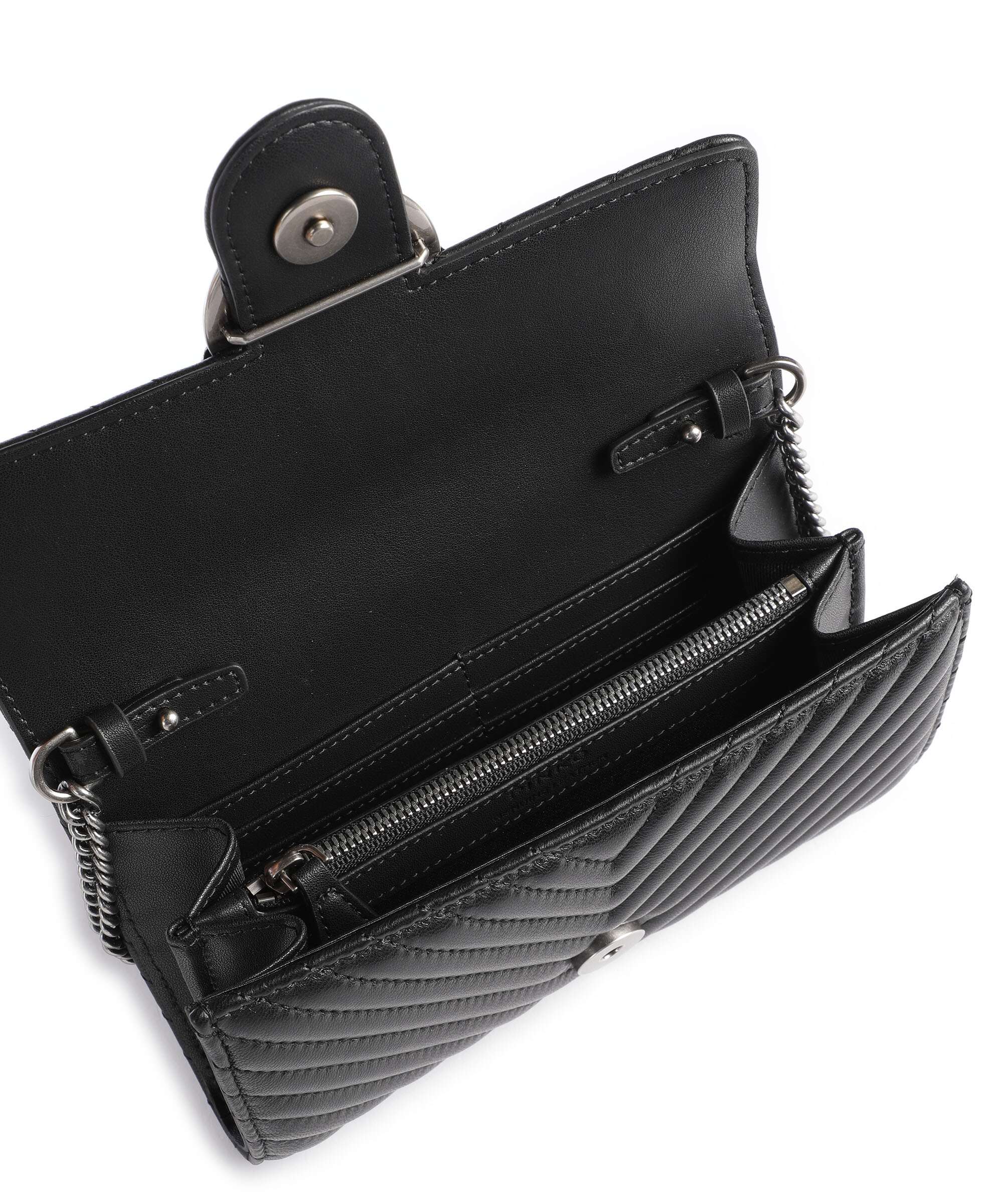 Pinko Love One Portemonnee nero/old silver - Image 6