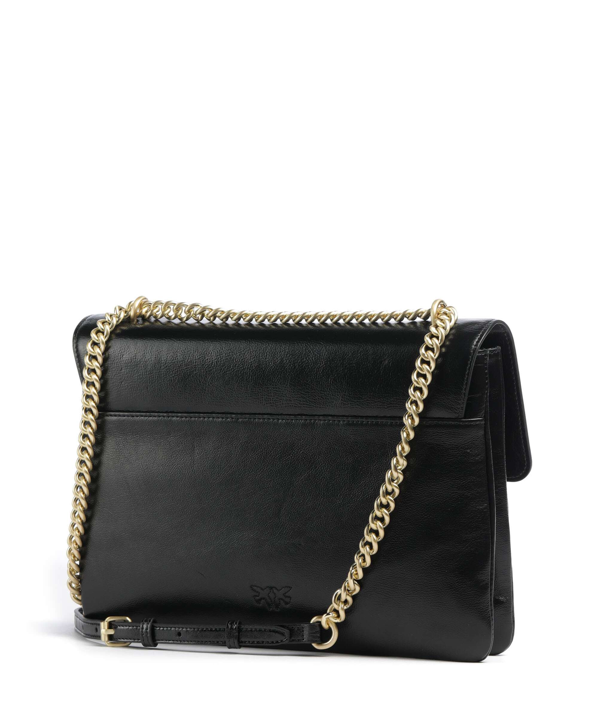 Pinko Love One Soft Big Schoudertas nero limousine/matt gold - Image 2