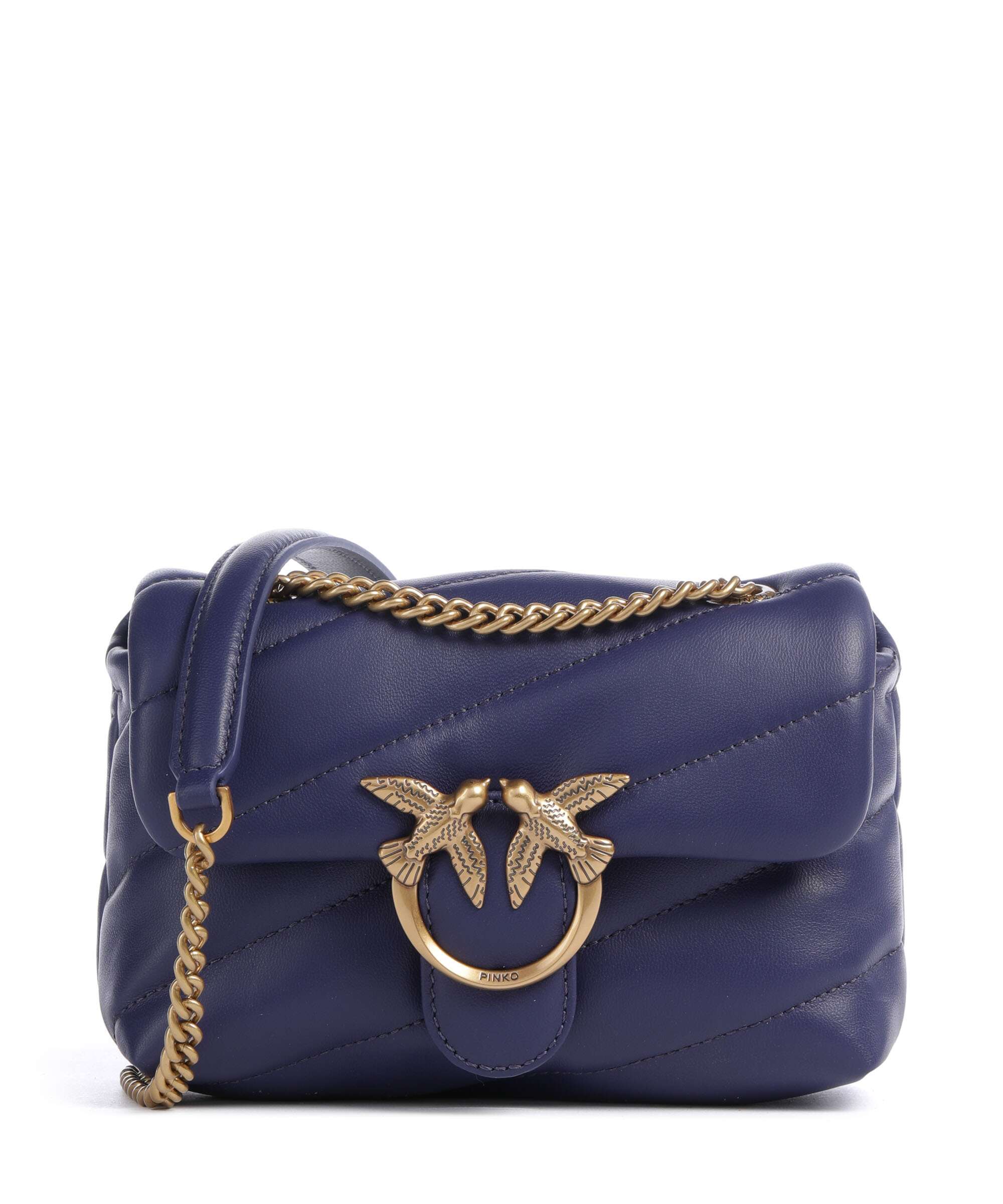 Pinko Love Puff Baby Schoudertas viola/antique gold